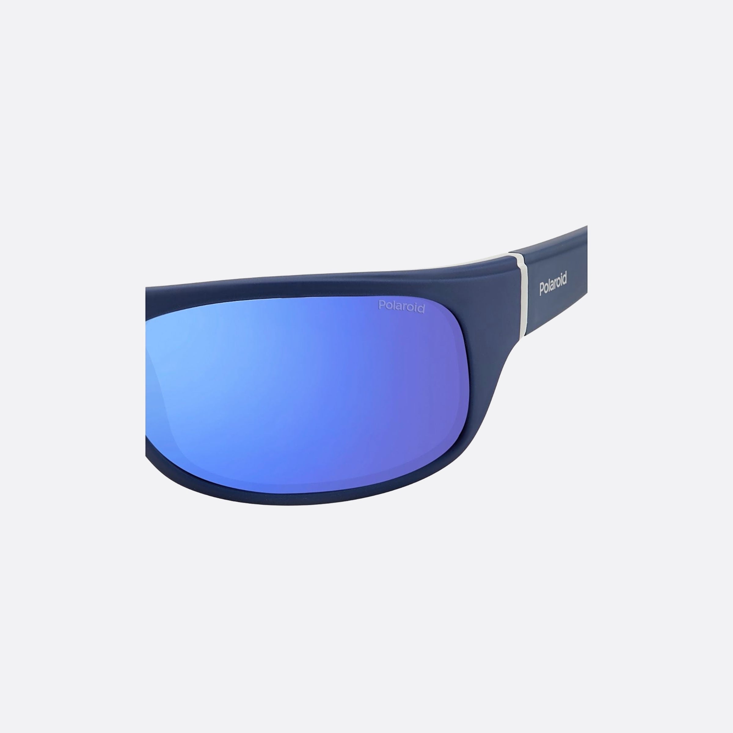 Polaroid 66mm Pld Xw0 Blue Geometric Polarized Men Sunglasses - Additional Angle