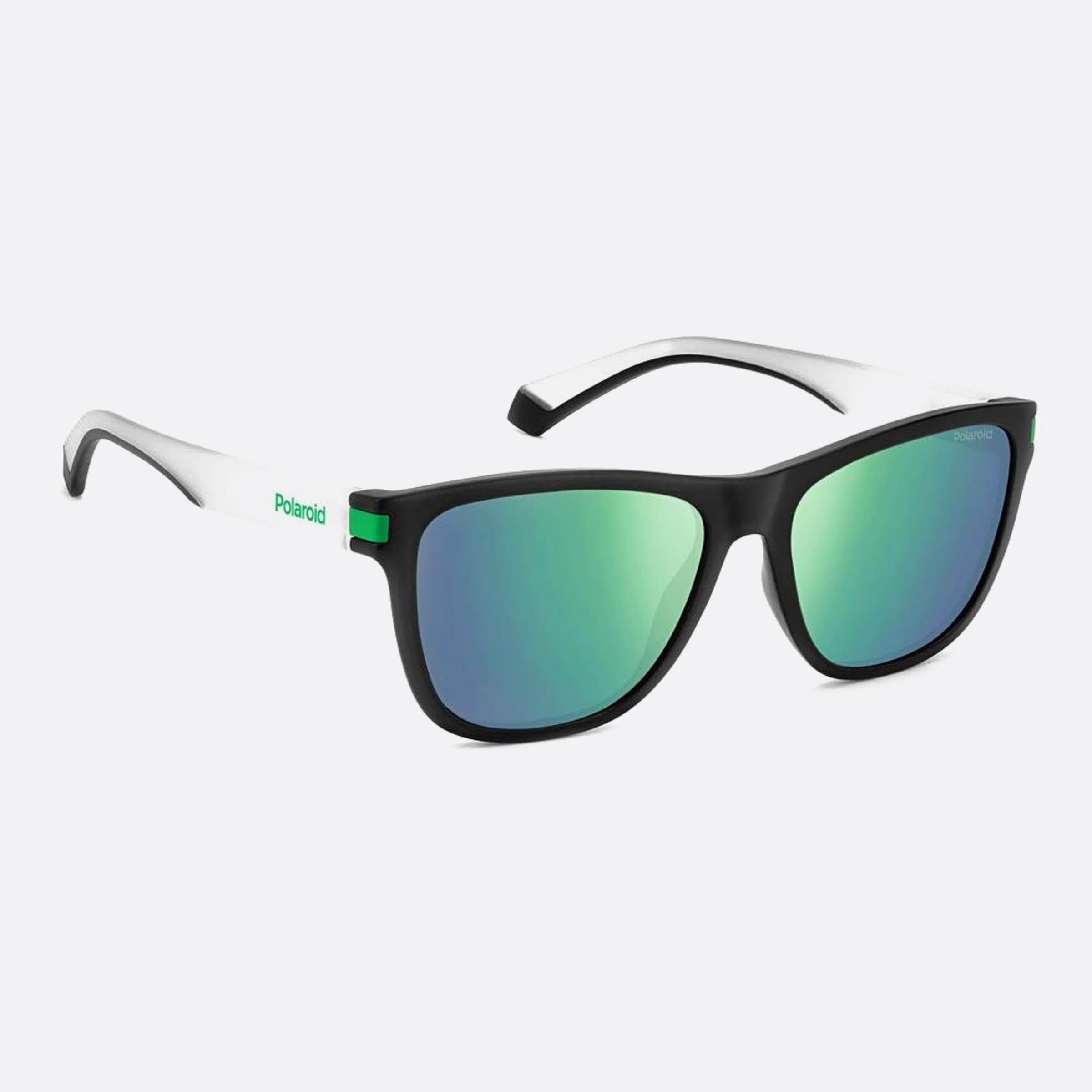 Polaroid 56mm Pld 3ol Black Squared Polarized Unisex Sunglasses - Detail View