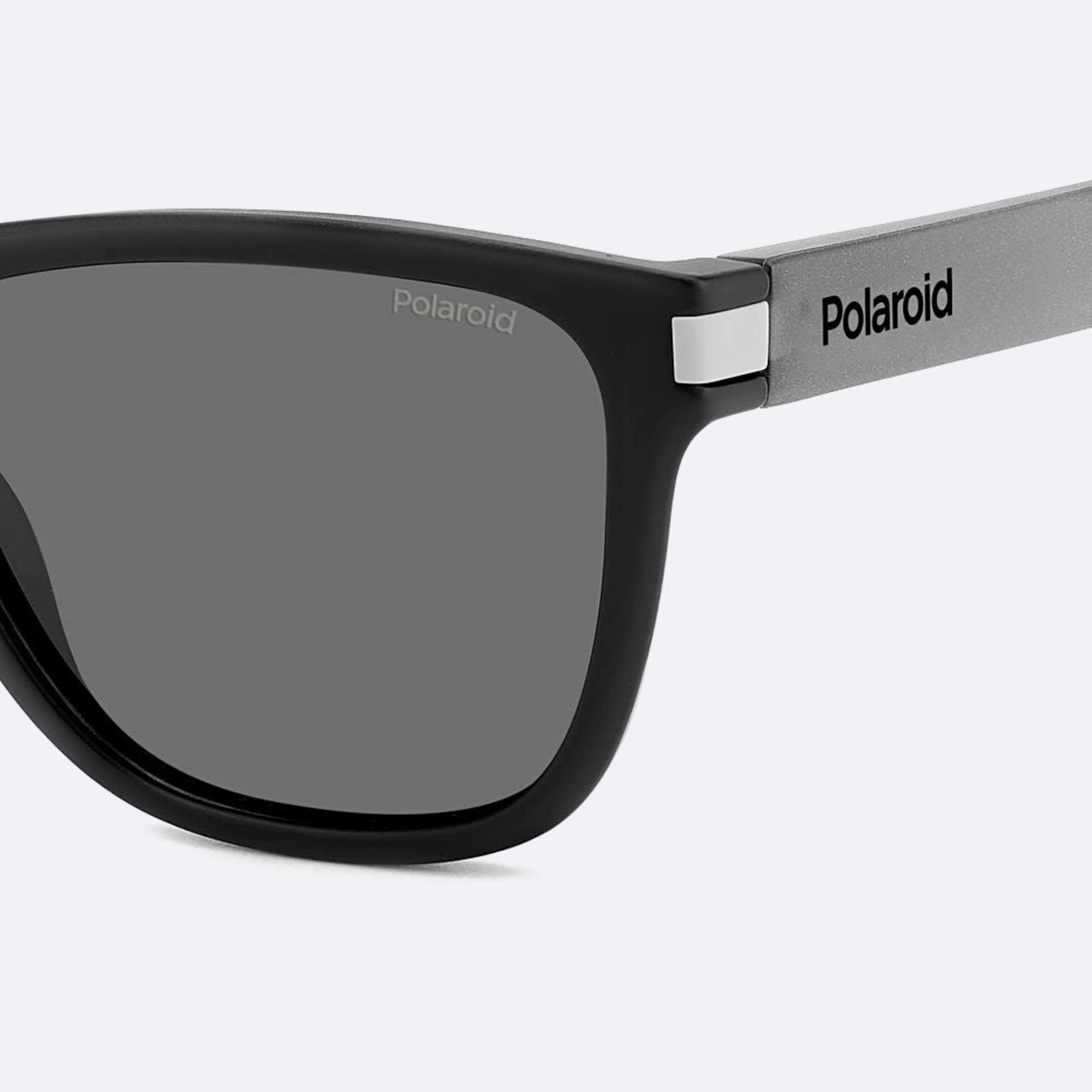 Polaroid 56mm Pld O6w Black Squared Polarized Unisex Sunglasses - Additional Angle