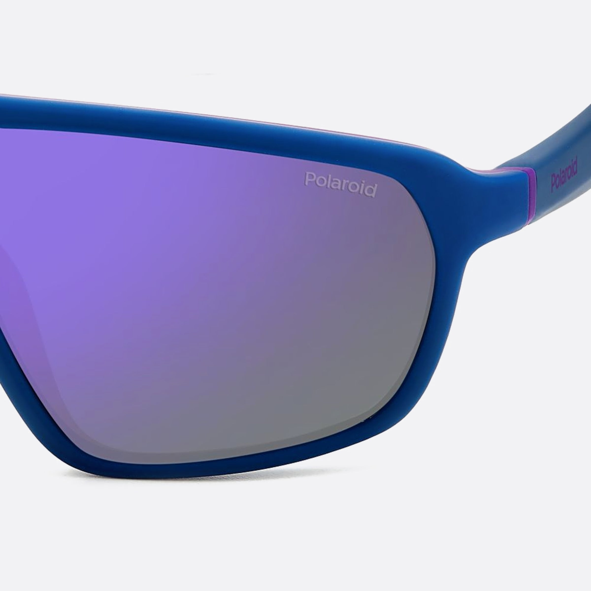 Polaroid 61mm Pld Black Geometric Polarized Unisex Sunglasses - Additional Angle