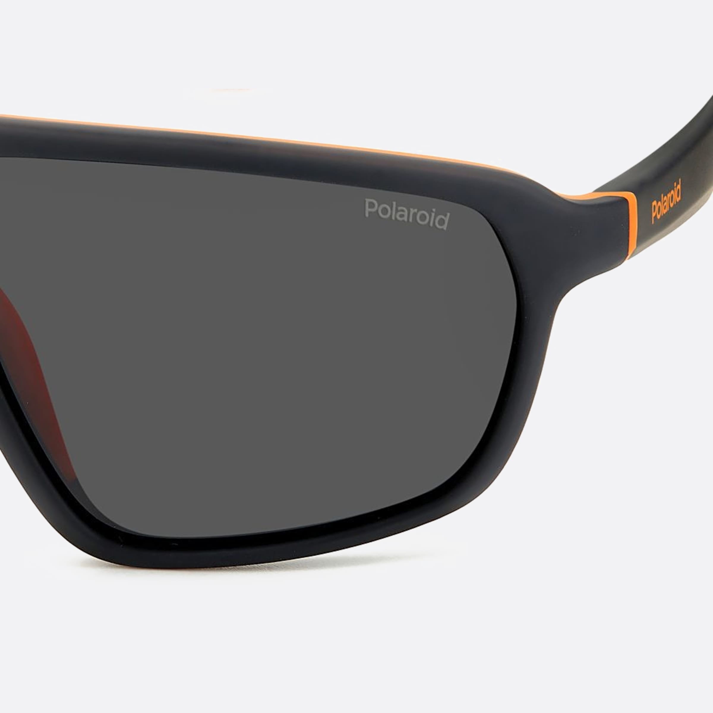Polaroid 61mm Pld Rc2 Black Geometric Polarized Unisex Sunglasses - Additional Angle