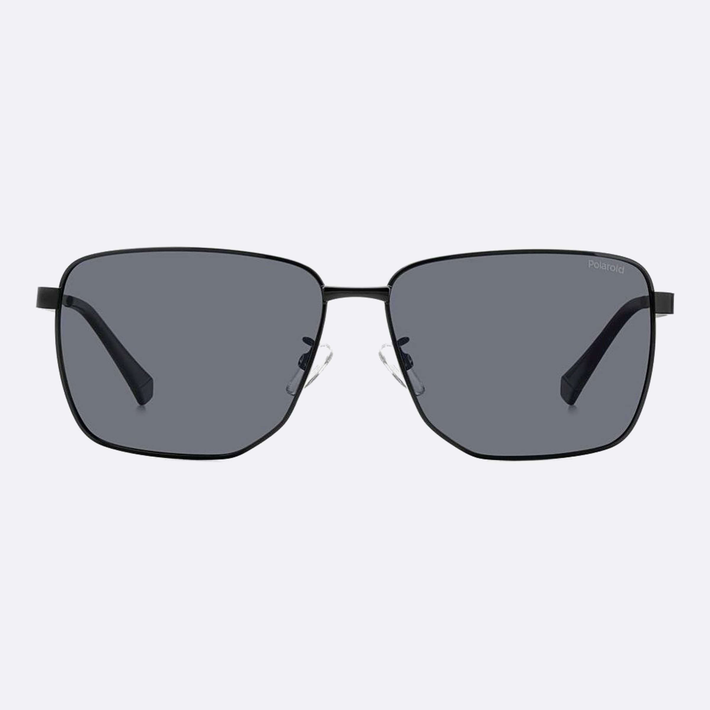 Polaroid 62mm Pld Black Geometric Polarized Men Sunglasses - Main View