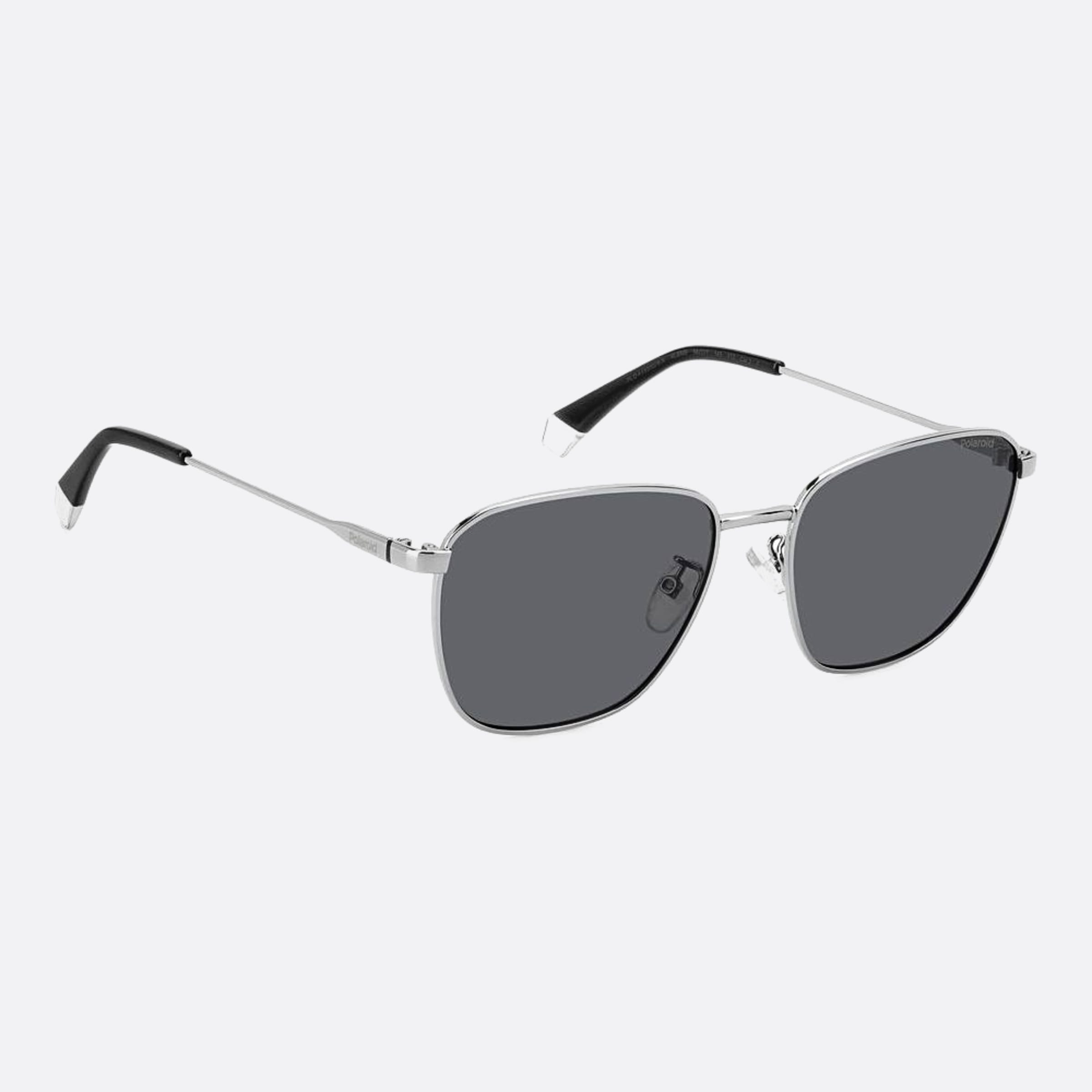 Polaroid 56mm Pld 6lb Grey Geometric Polarized Men Sunglasses - Lifestyle Shot