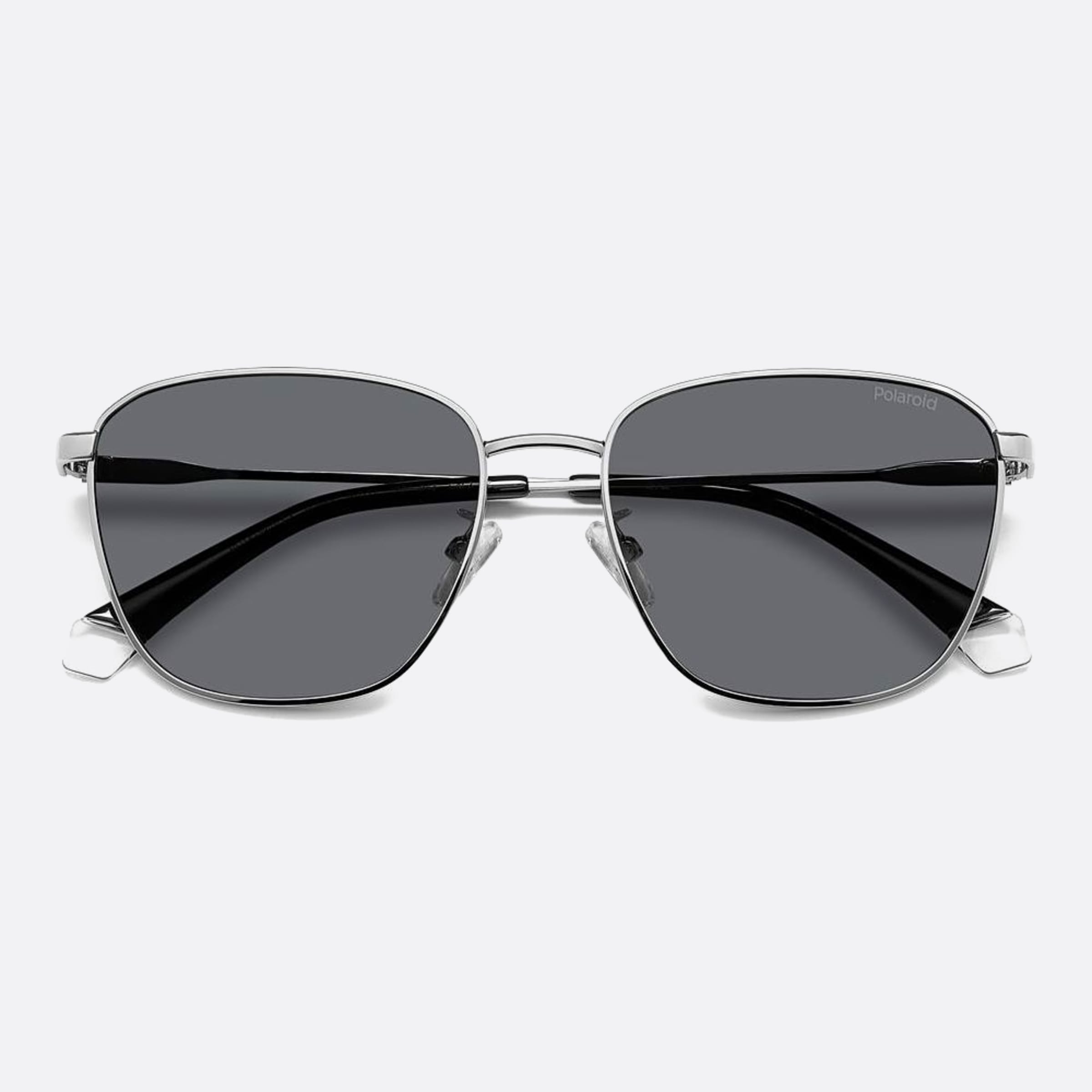 Polaroid 56mm Pld 6lb Grey Geometric Polarized Men Sunglasses - Additional Angle