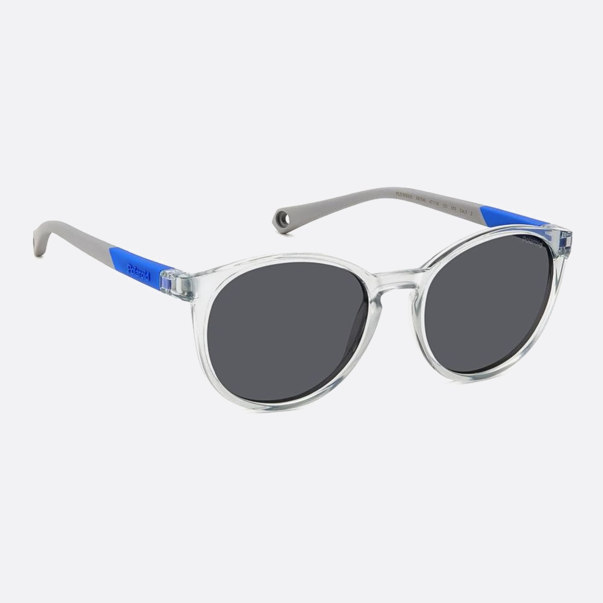 Polaroid 47mm Pld Kb7 Grey Visor Polarized Unisex Sunglasses - Detail View