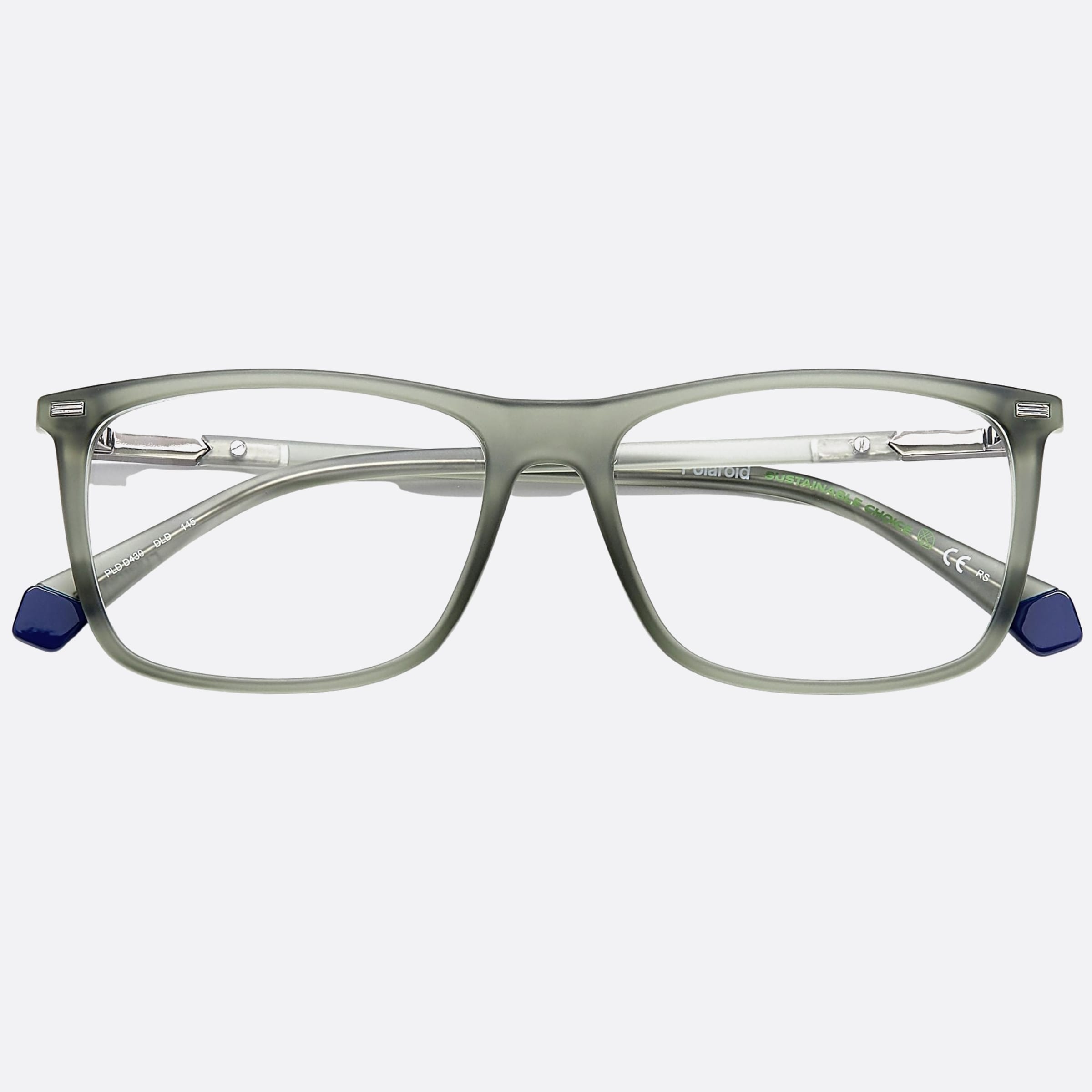 Polaroid 56mm Pld D430 Dld Green Rectangle Men Eyeglasses - Lifestyle Shot