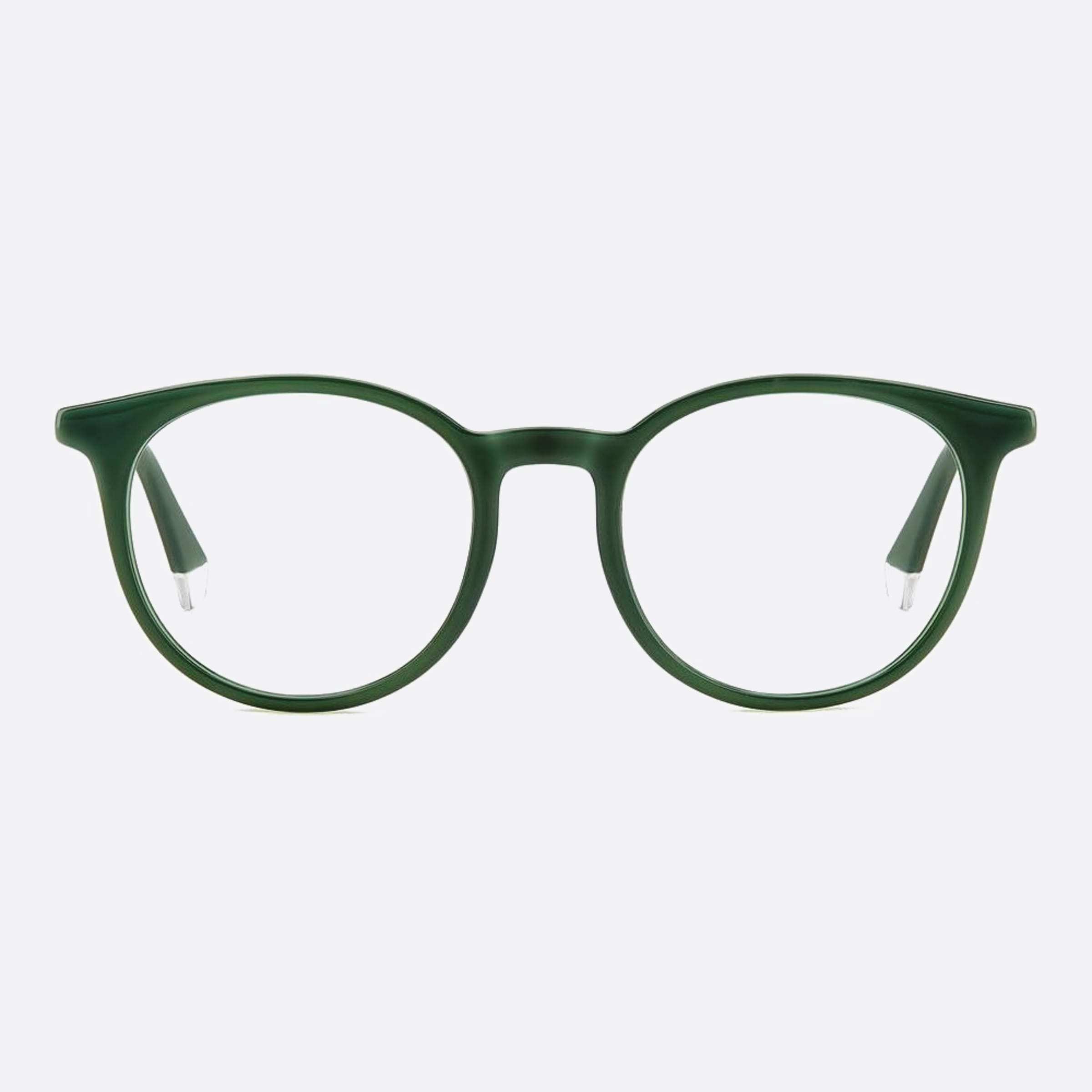 Polaroid 50mm Pld D496 1ed Green Geometric Unisex Eyeglasses - Main View