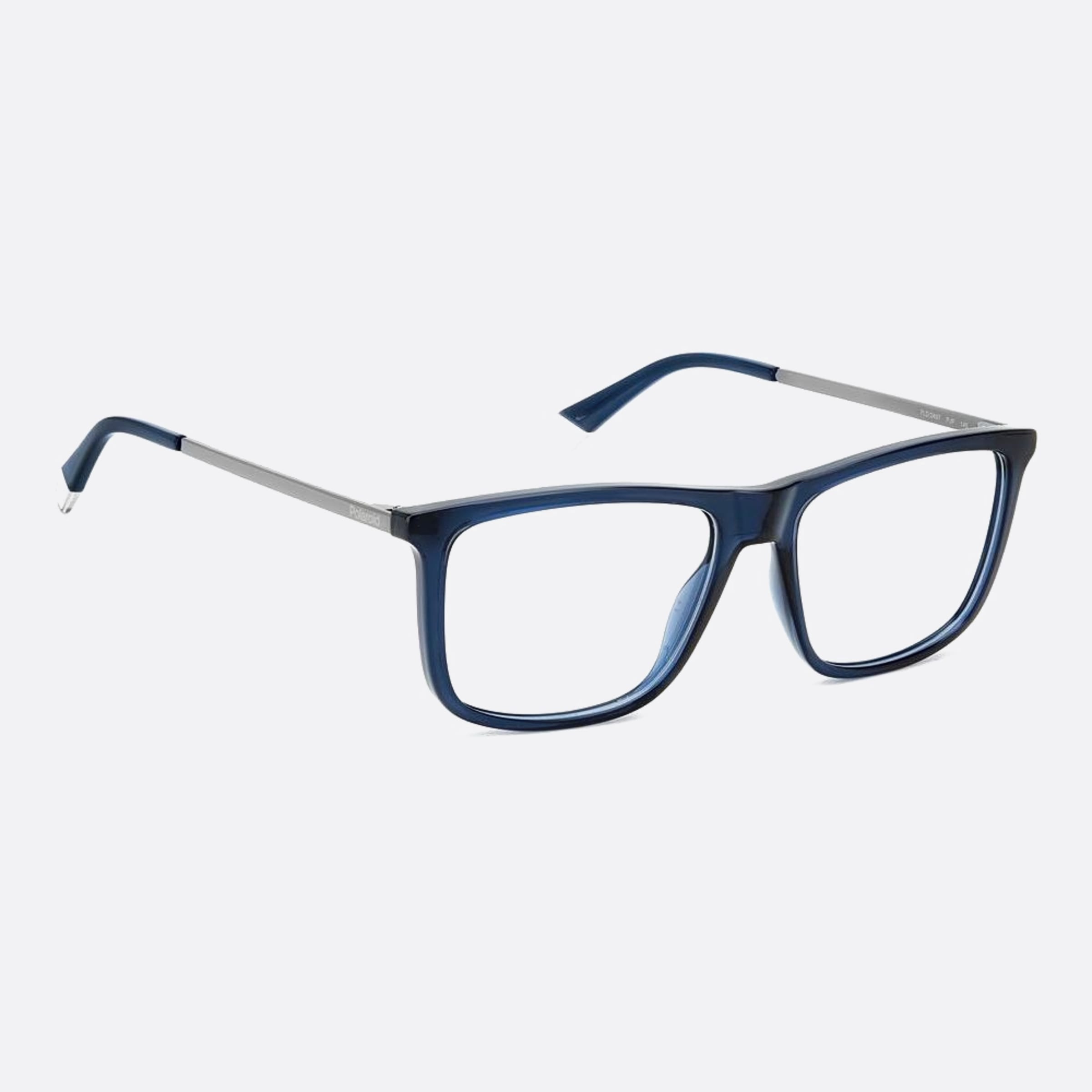 Polaroid 55mm Pld D497 Pjp Blue Squared Men Eyeglasses - Additional Angle