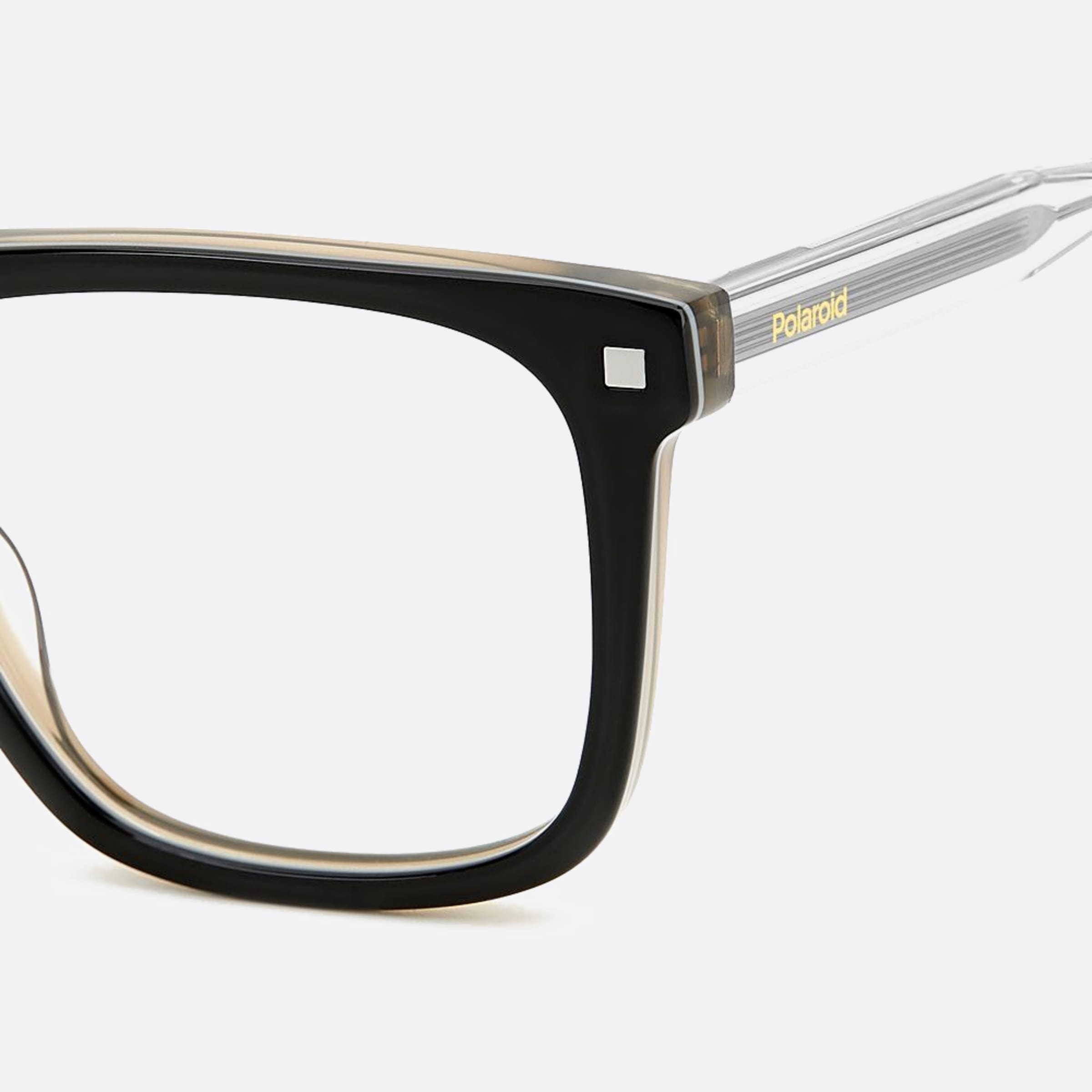 Polaroid 53mm Pld D506 0wm Black Geometric Men Eyeglasses - Additional Angle