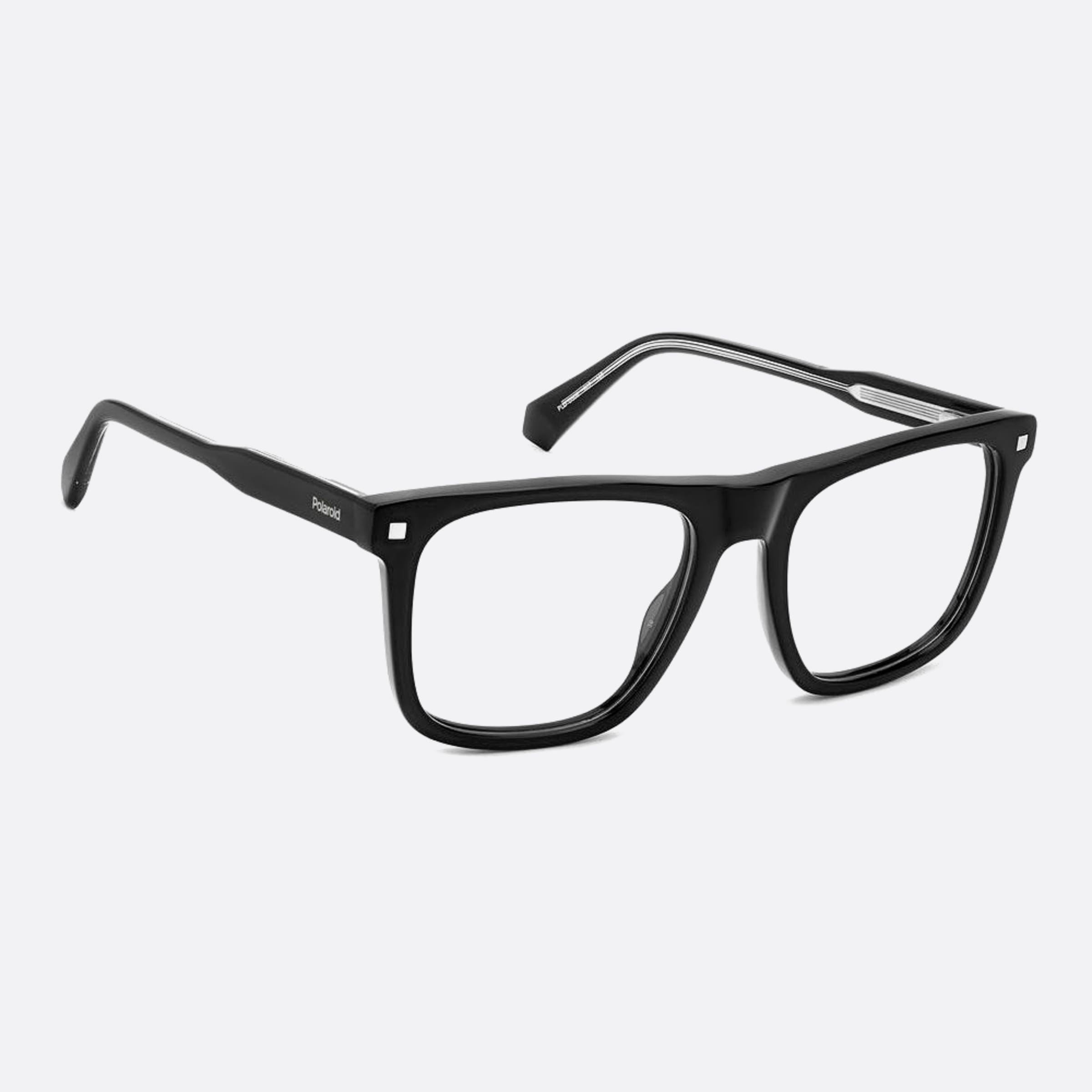 Polaroid 53mm Pld D506 Black Geometric Men Eyeglasses - Additional Angle