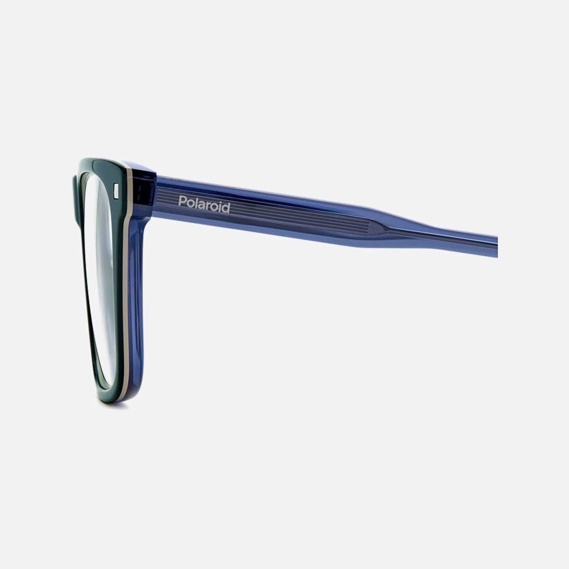 Polaroid 53mm Pld D506 Pjp Blue Geometric Men Eyeglasses - Additional Angle