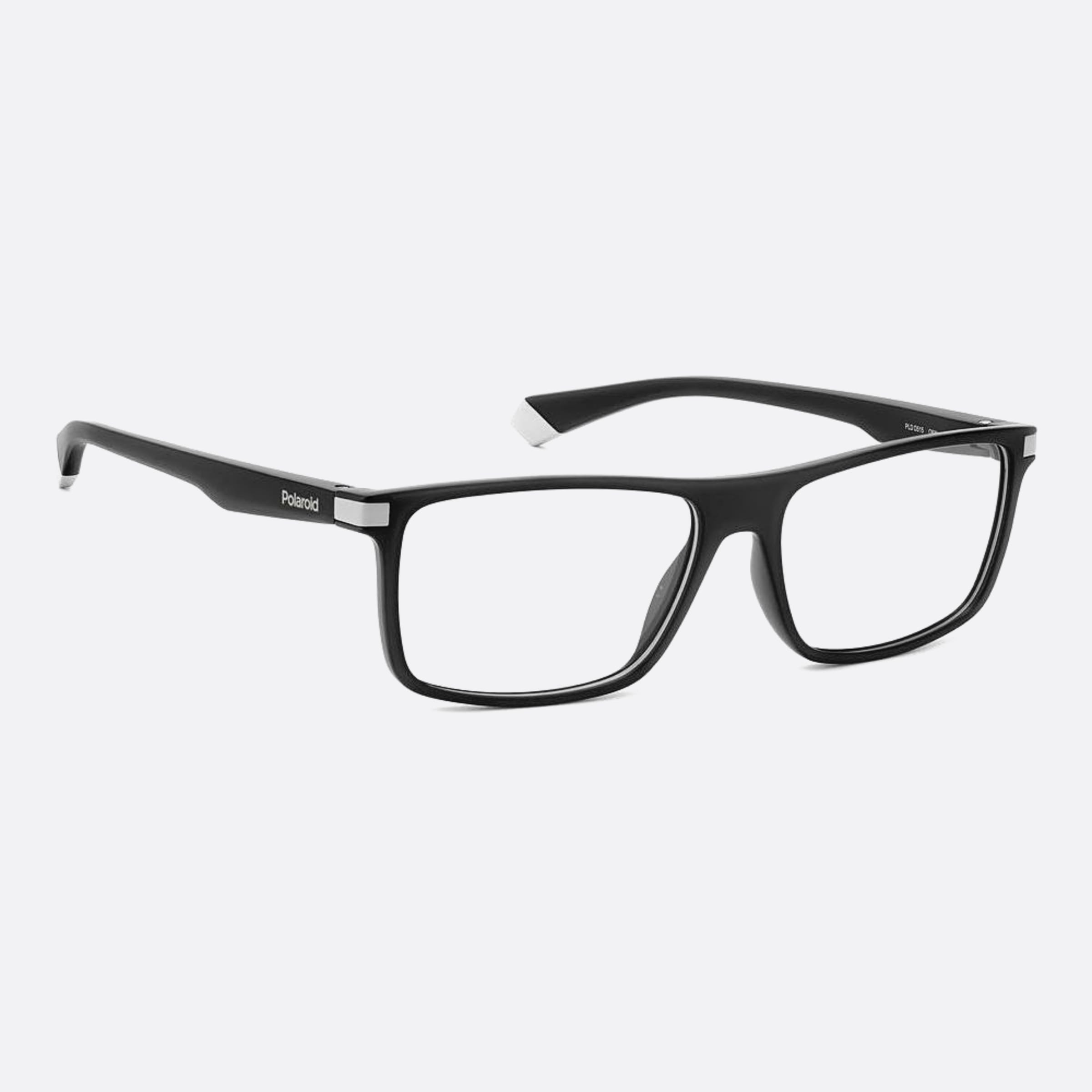 Polaroid 57mm Pld D515 O6w Grey Geometric Men Eyeglasses - Detail View