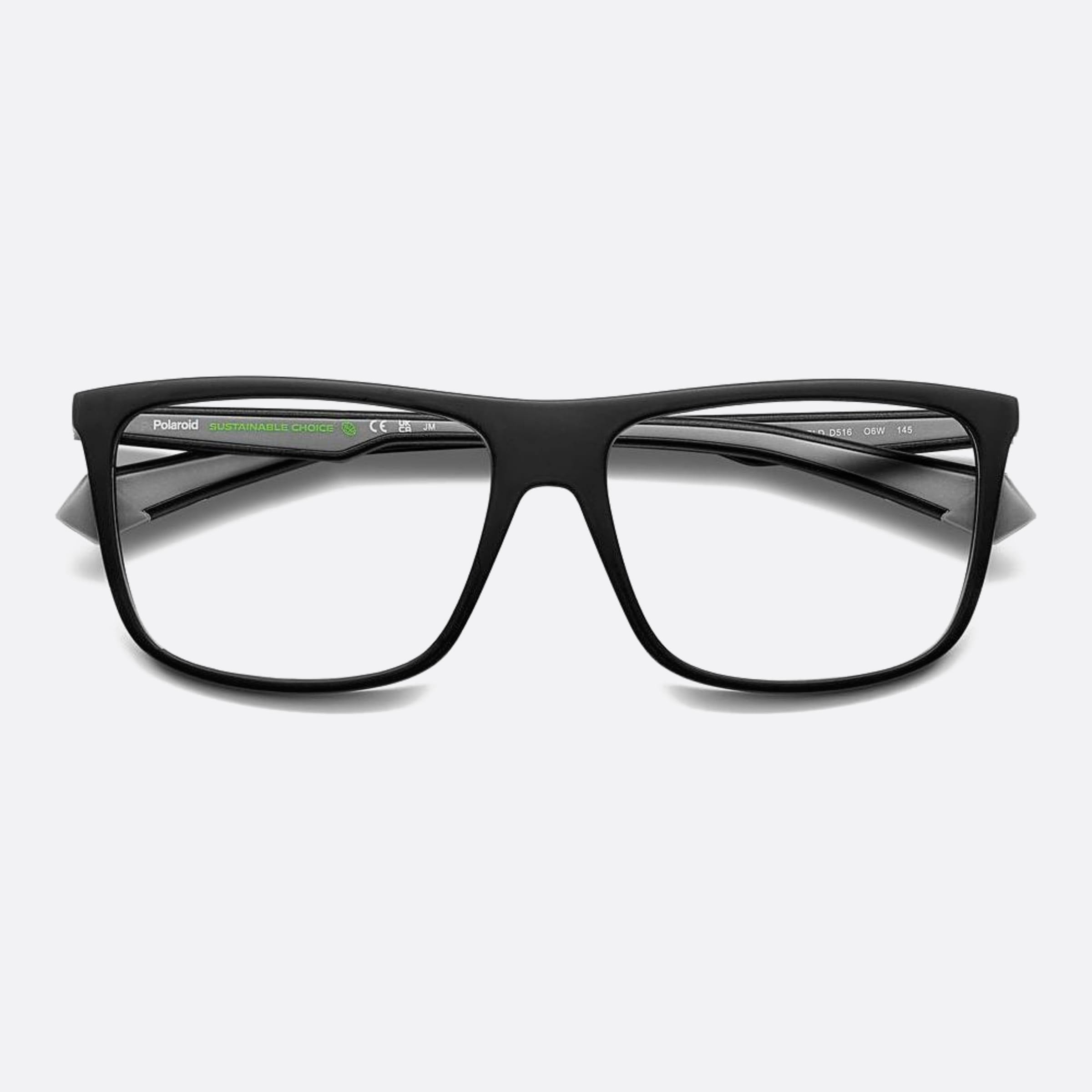 Polaroid 58mm Pld D516 O6w Grey Geometric Men Eyeglasses - Additional Angle