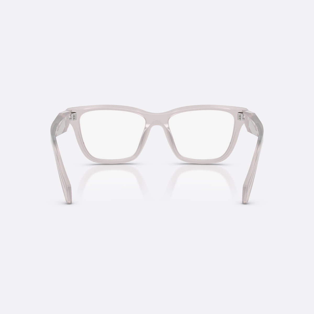 Rame ochelari de vedere Prada PR C10V 29G1O1, fluture maro, pentru femei, punte simplă, integrată în ramă, ramă completă, vedere din spate