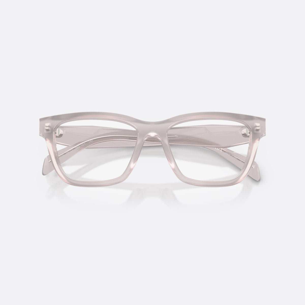 Rame ochelari de vedere Prada PR C10V 29G1O1, fluture maro, pentru femei, punte simplă, integrată în ramă, ramă completă, cu brațele pliate