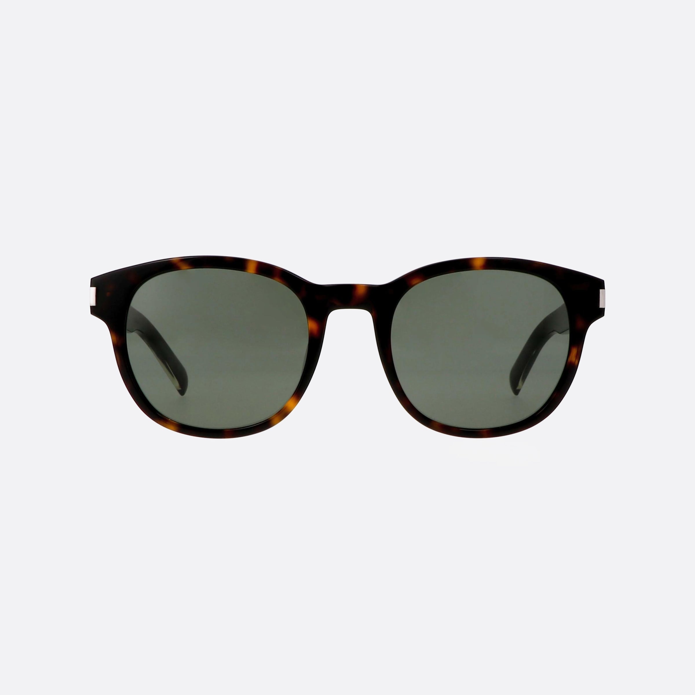 Saint 52mm Laurent Classic Tortoise Round Unisex Sunglasses - Side View