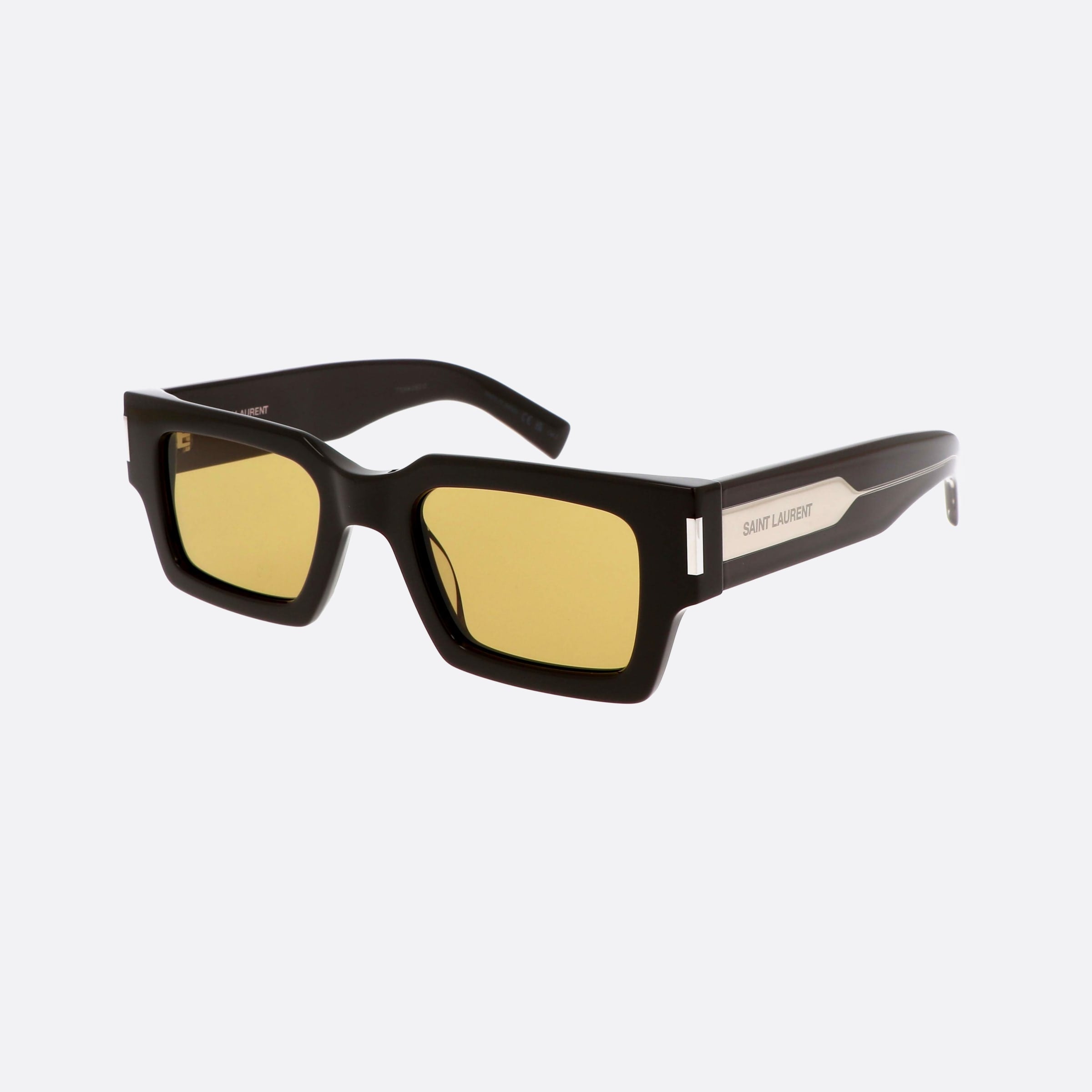 Saint 50mm Laurent Corner Angle Brown Square Unisex Sunglasses - Main View