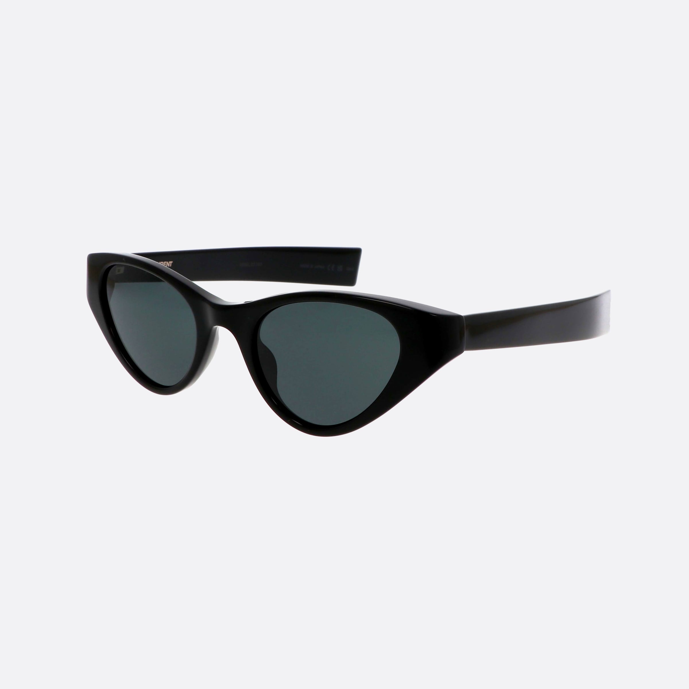 Saint 48mm Laurent Monogram M144 Black Cat Eye Woman Sunglasses - Main View