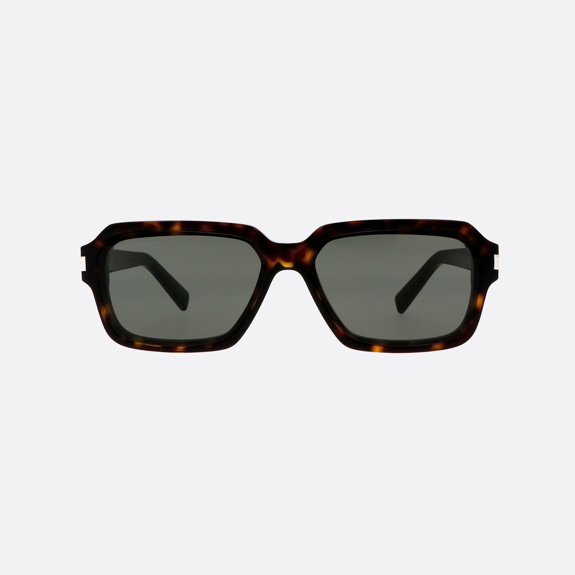 Saint 59mm Laurent New Wave Tortoise Square Man Sunglasses - Side View
