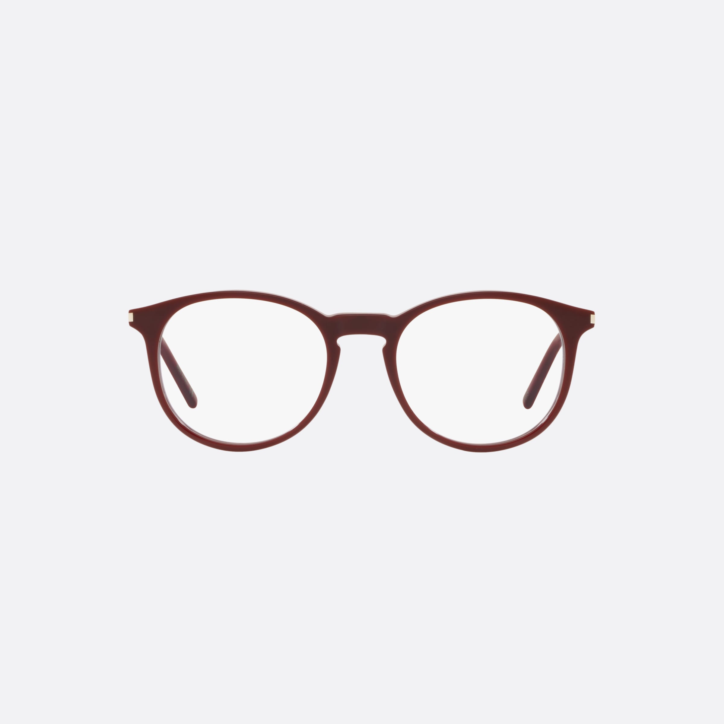 Saint 50mm Laurent Purple Round Unisex Eyeglasses - Lifestyle Shot
