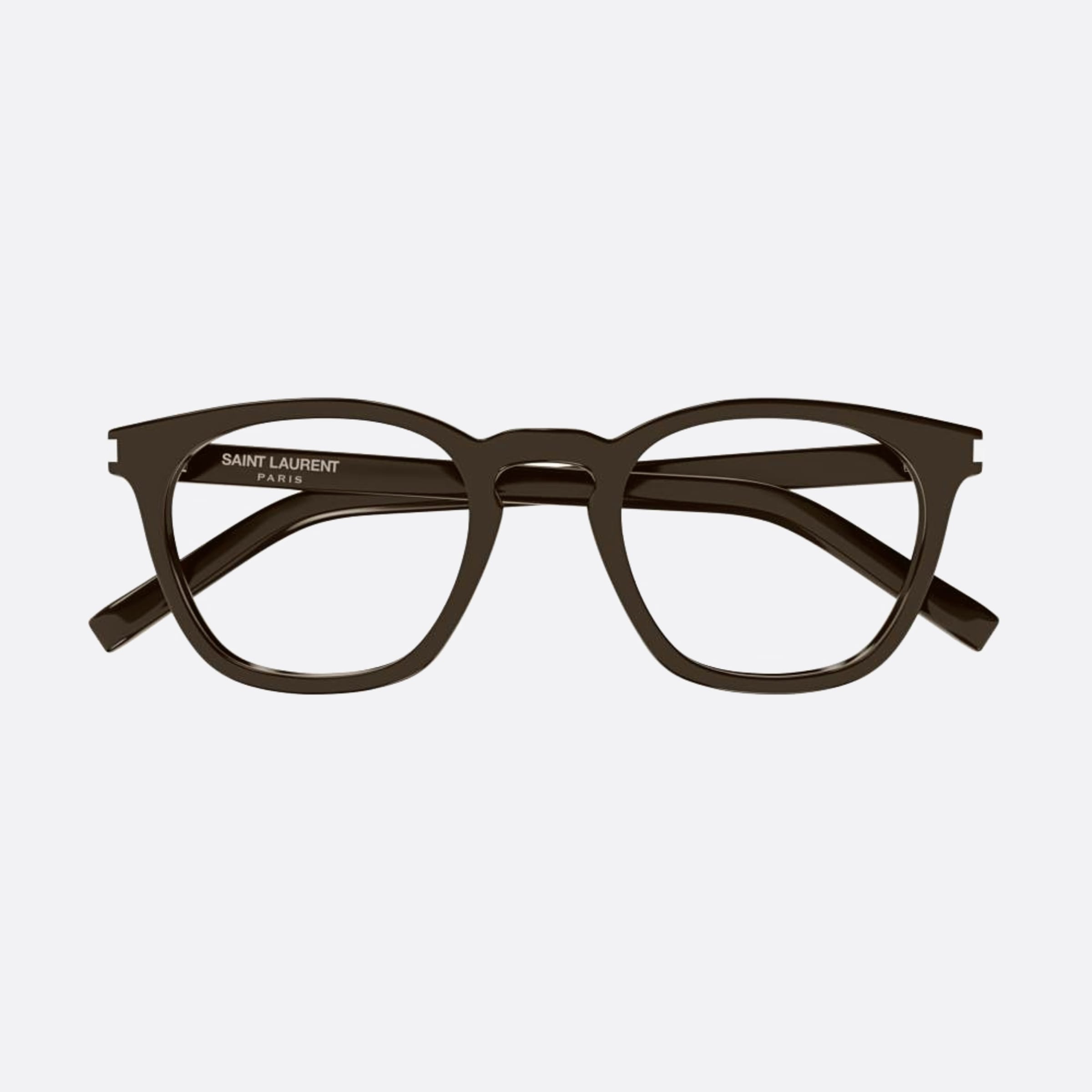 Saint 50mm Laurent Opt Brown Pantos Unisex Eyeglasses - Main View