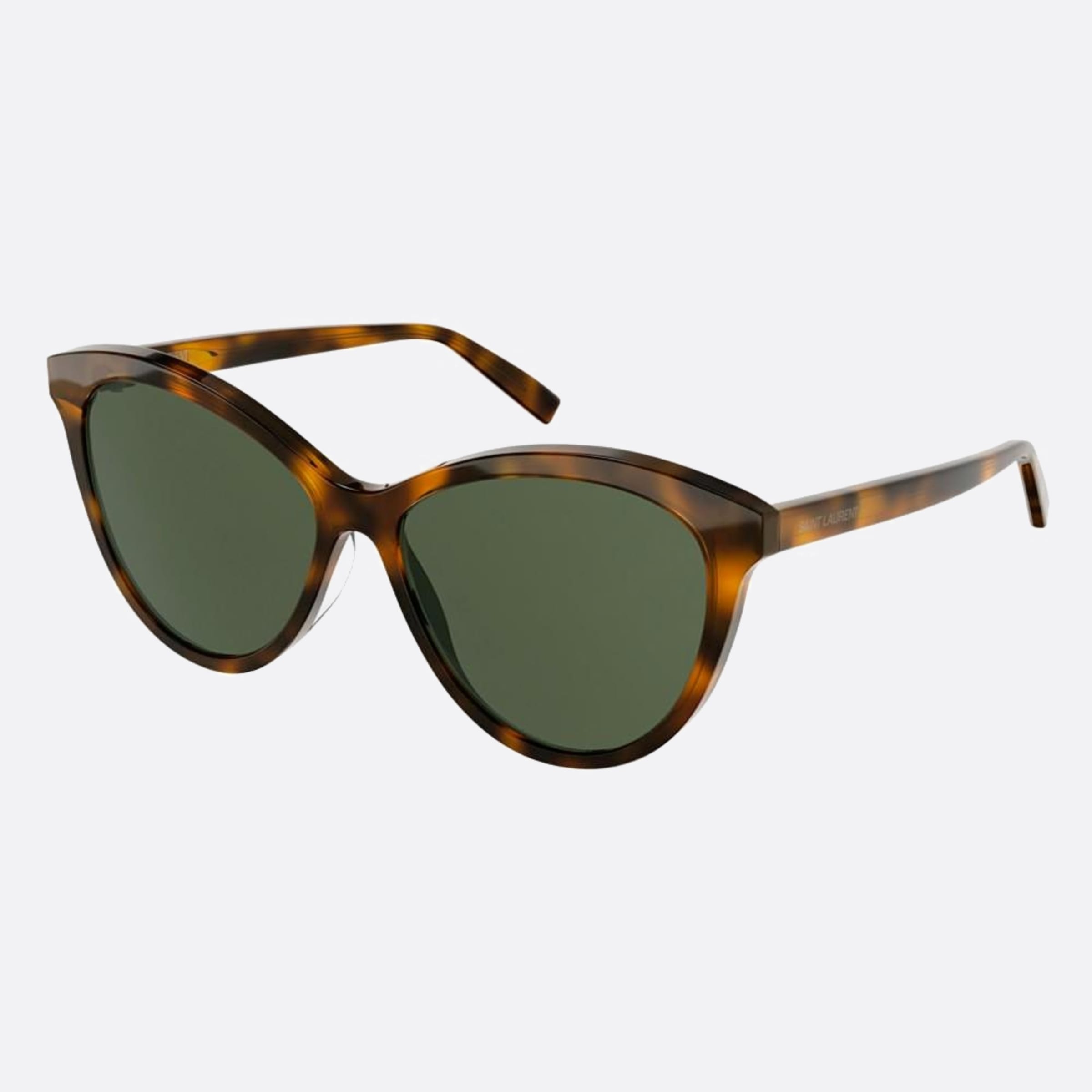 Saint 57mm Laurent Havana Cat Eye Woman Sunglasses - Side View