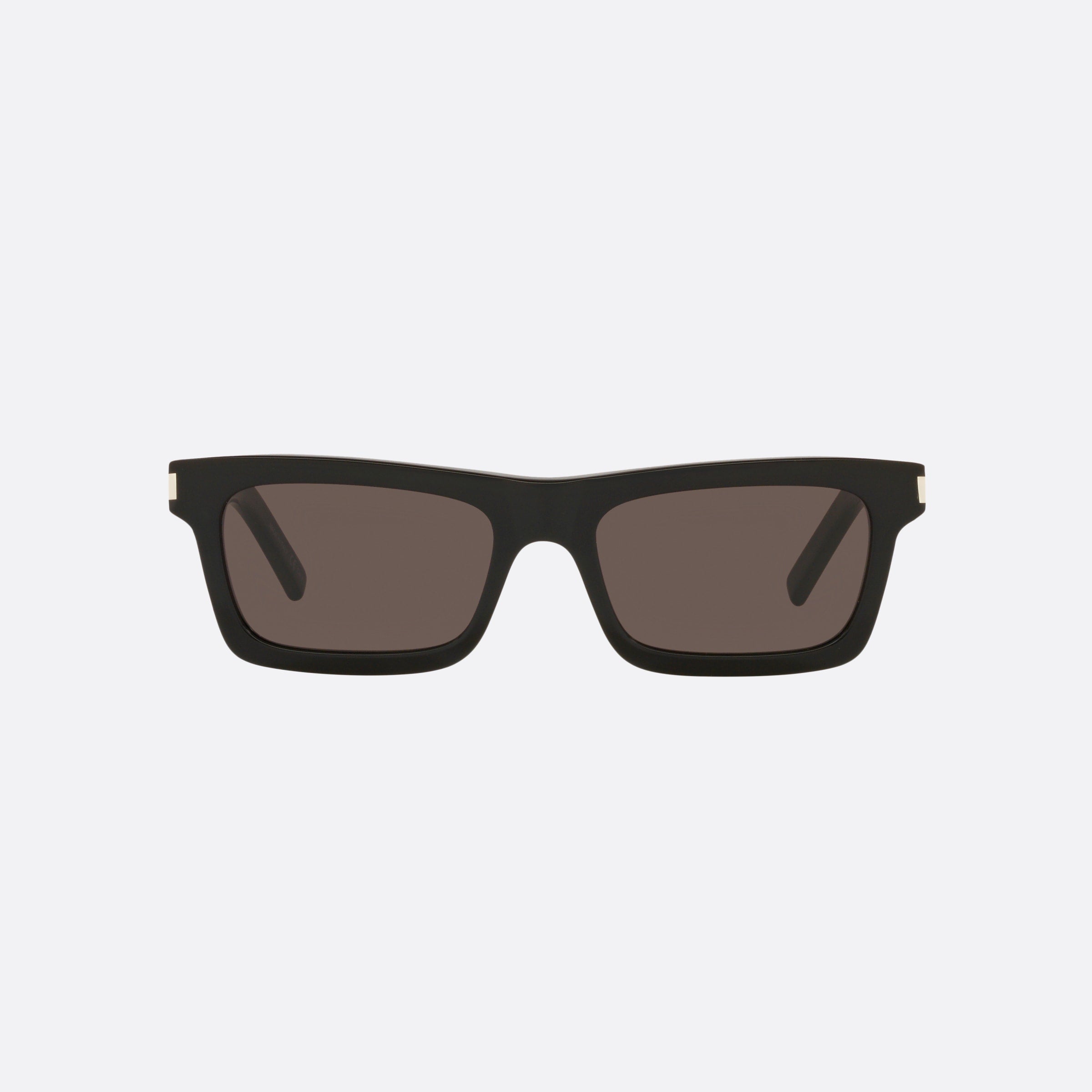 Saint 54mm Laurent Betty Black Rectangle Woman Sunglasses - Side View