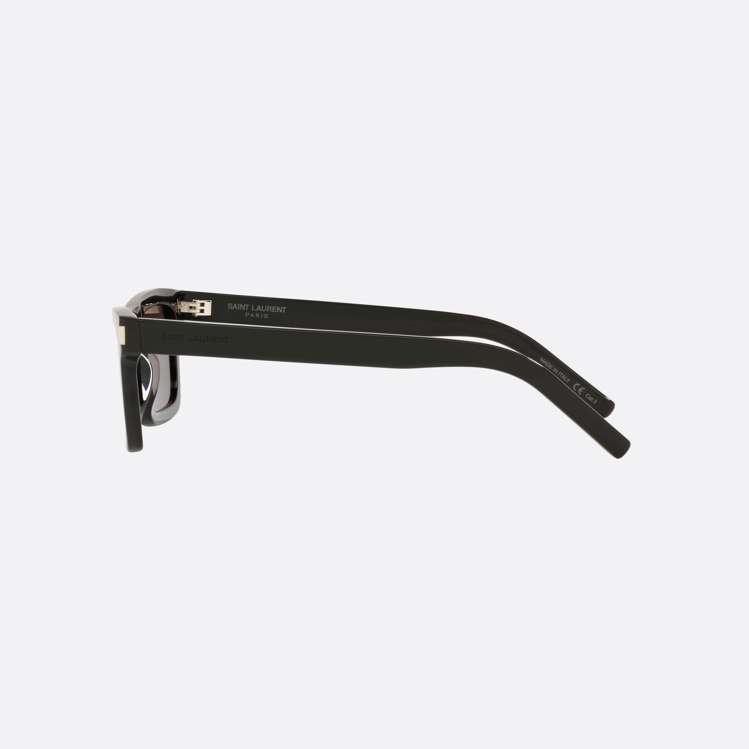 Saint 54mm Laurent Betty Black Rectangle Woman Sunglasses - Detail View