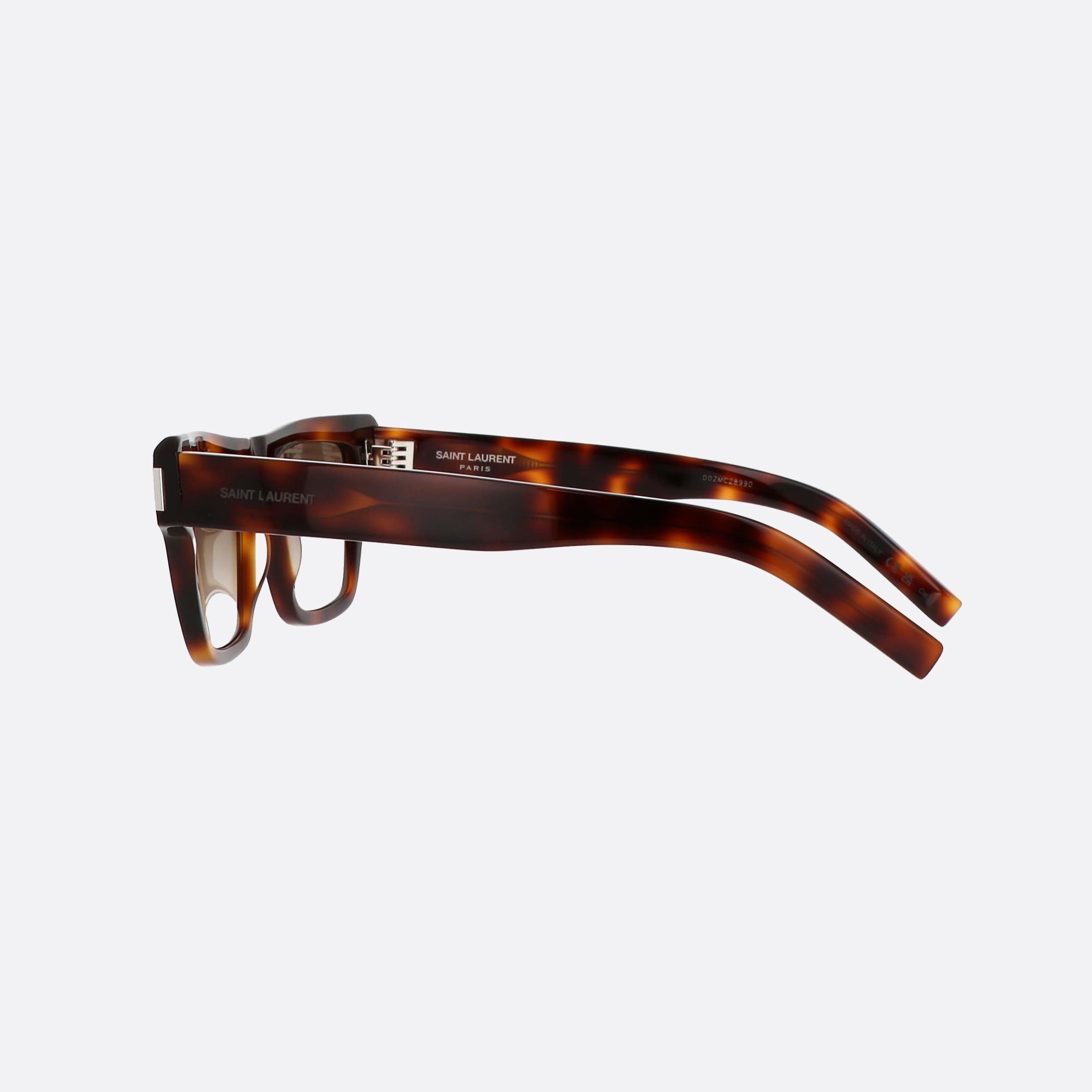 Saint 51mm Laurent Tortoise Rectangle Man Sunglasses - Detail View