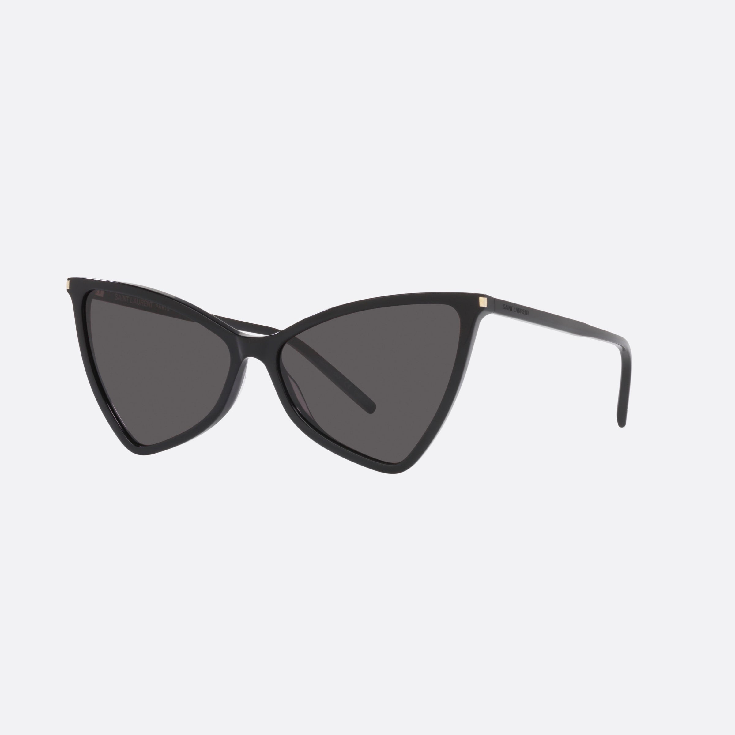 Saint 58mm Laurent Black Rectangle Woman Sunglasses - Main View