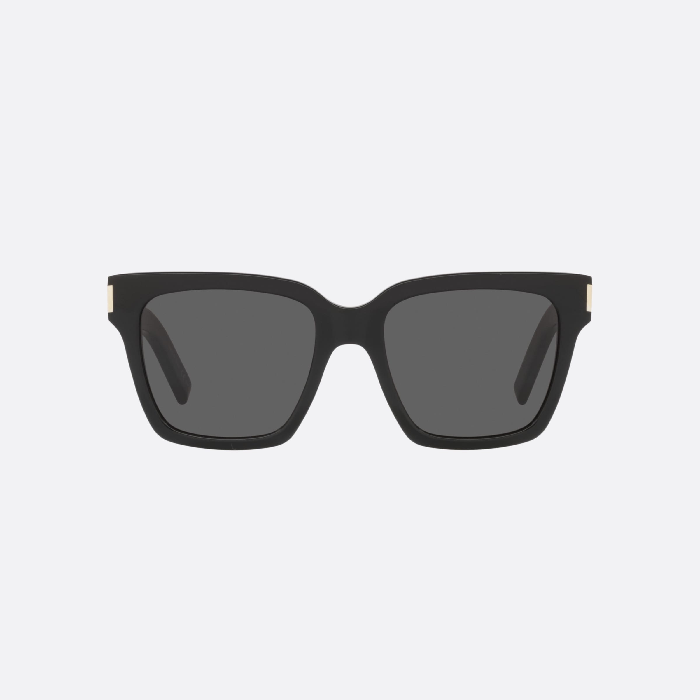 Saint 54mm Laurent Black Rectangular Unisex Sunglasses - Lifestyle Shot