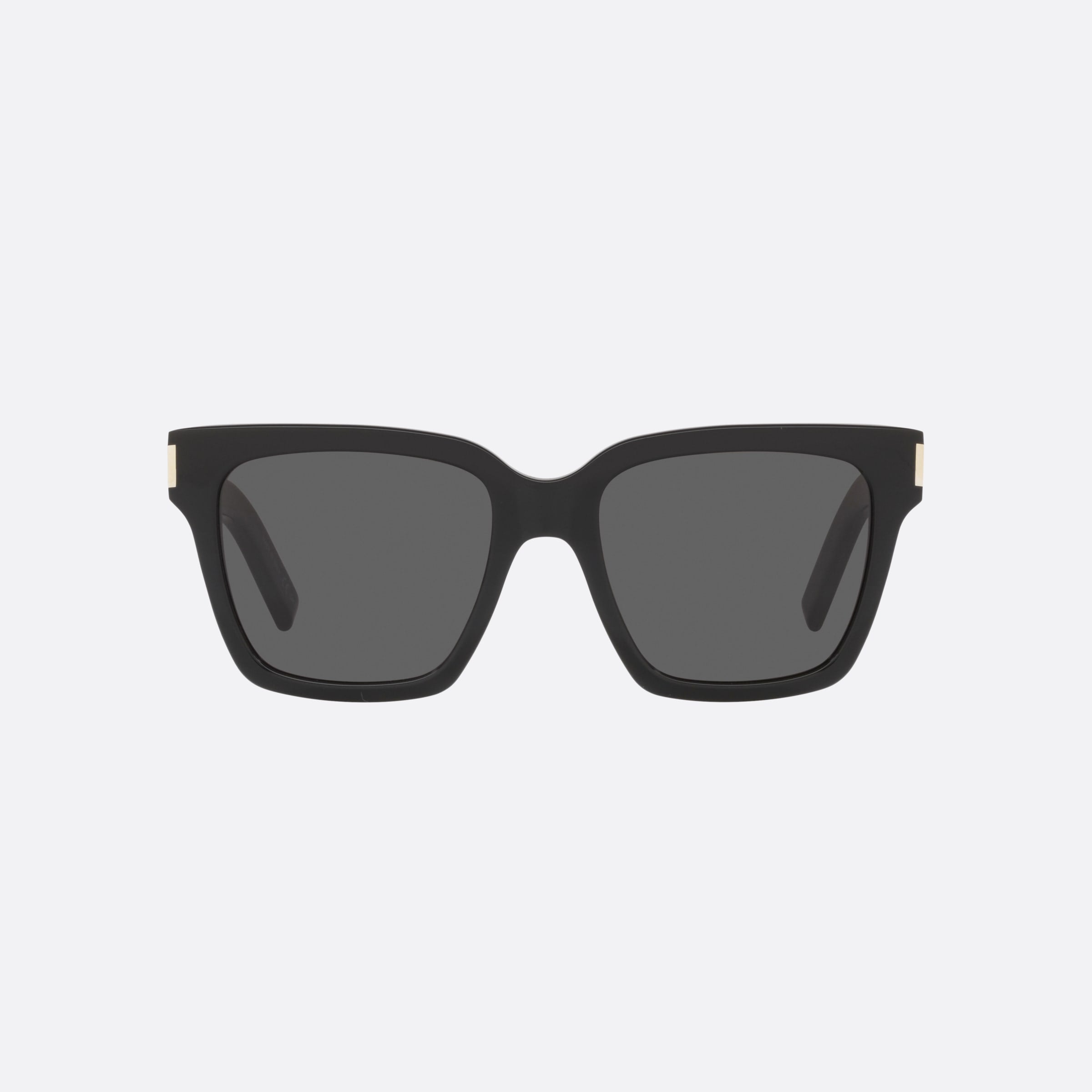 Saint 55mm Laurent Black Rectangle Unisex Sunglasses - Side View