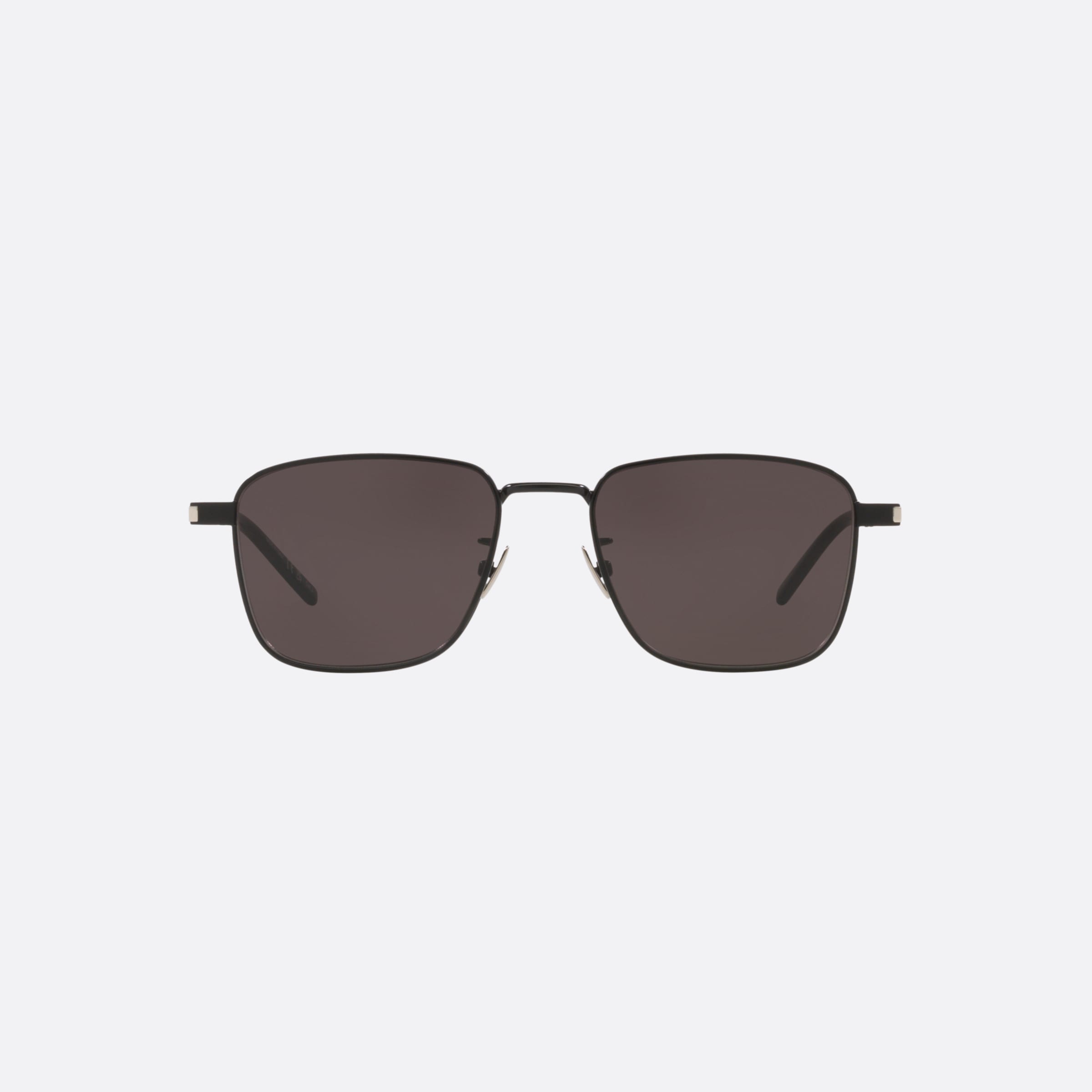 Saint 52mm Laurent Black Rectangular Unisex Sunglasses - Lifestyle Shot