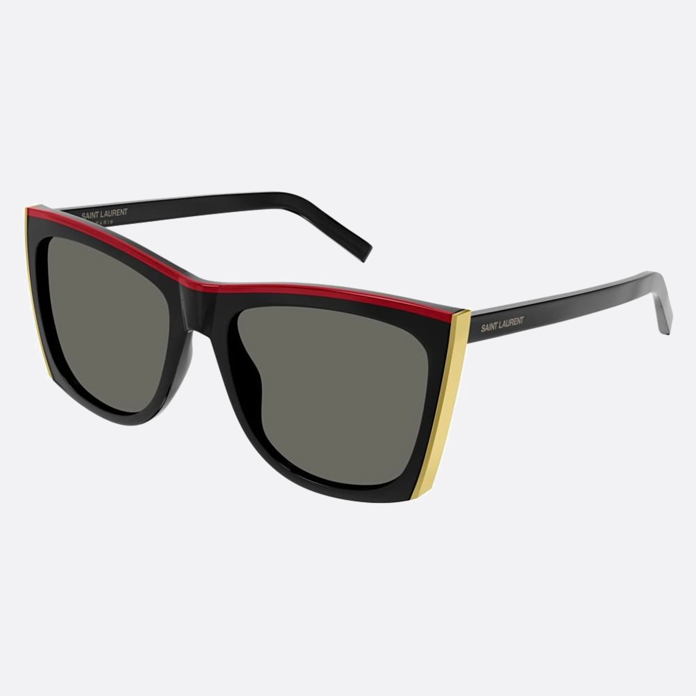 Saint 58mm Laurent Paloma Frm Black Visor Woman Sunglasses - Side View