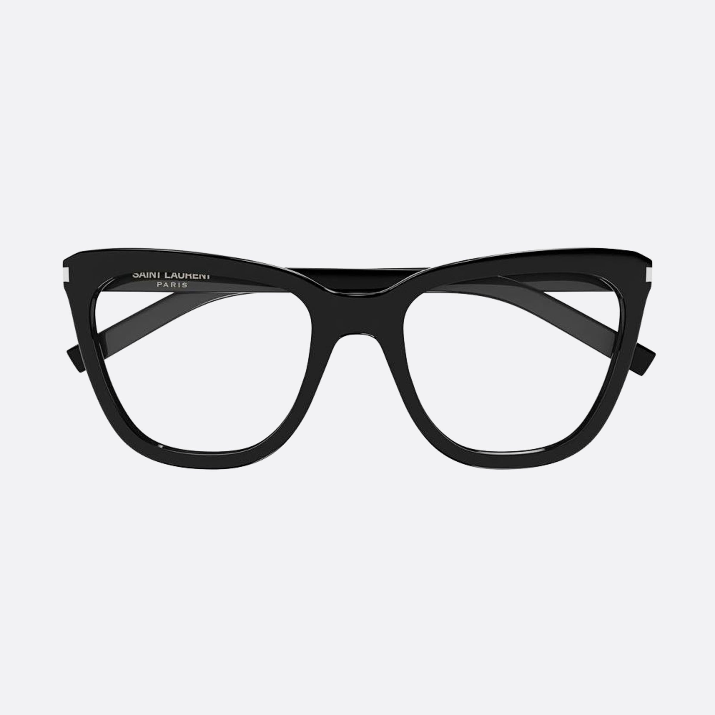 Saint 55mm Laurent Slim Opt Black Visor Woman Eyeglasses - Main View