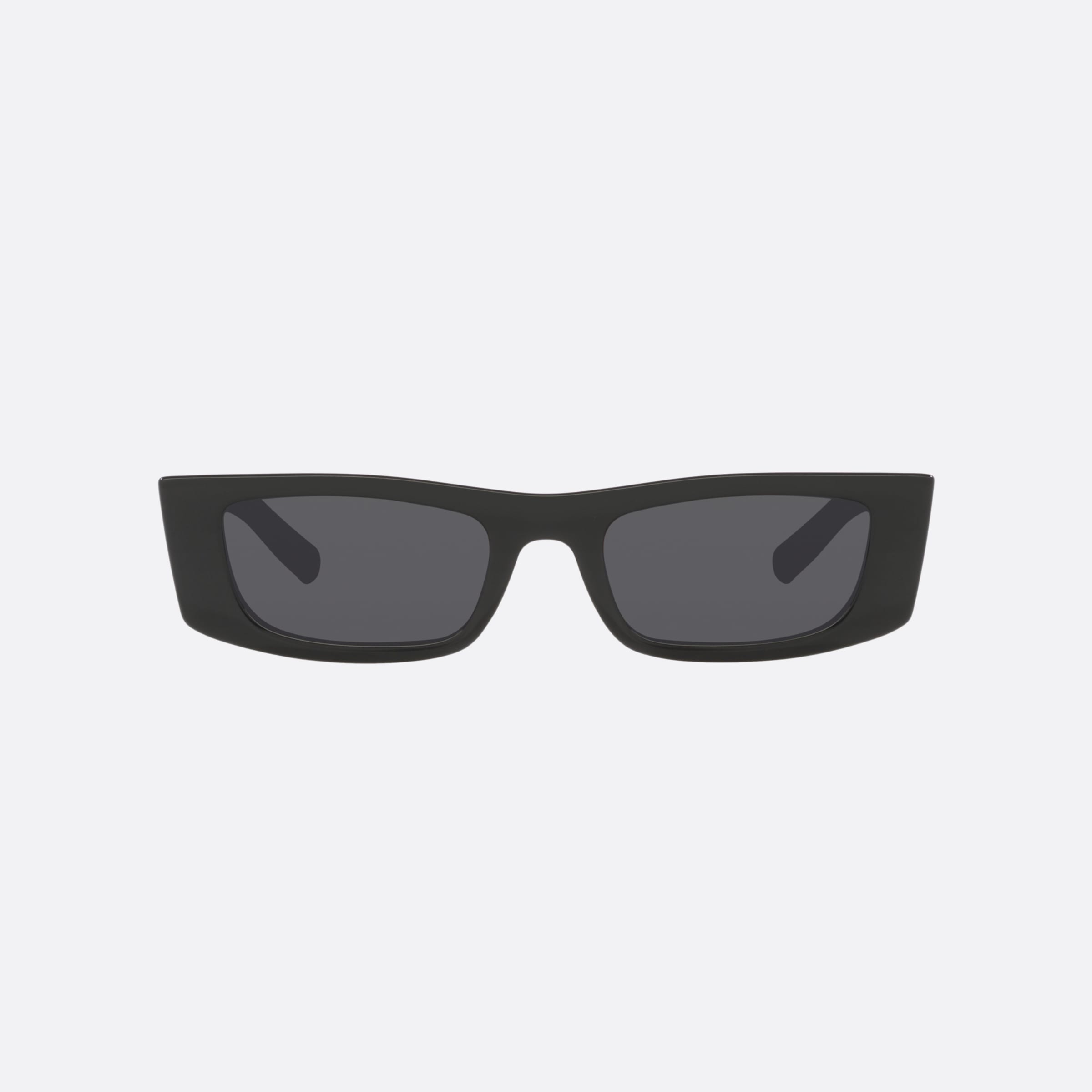 Saint 52mm Laurent Black Rectangular Unisex Sunglasses - Lifestyle Shot