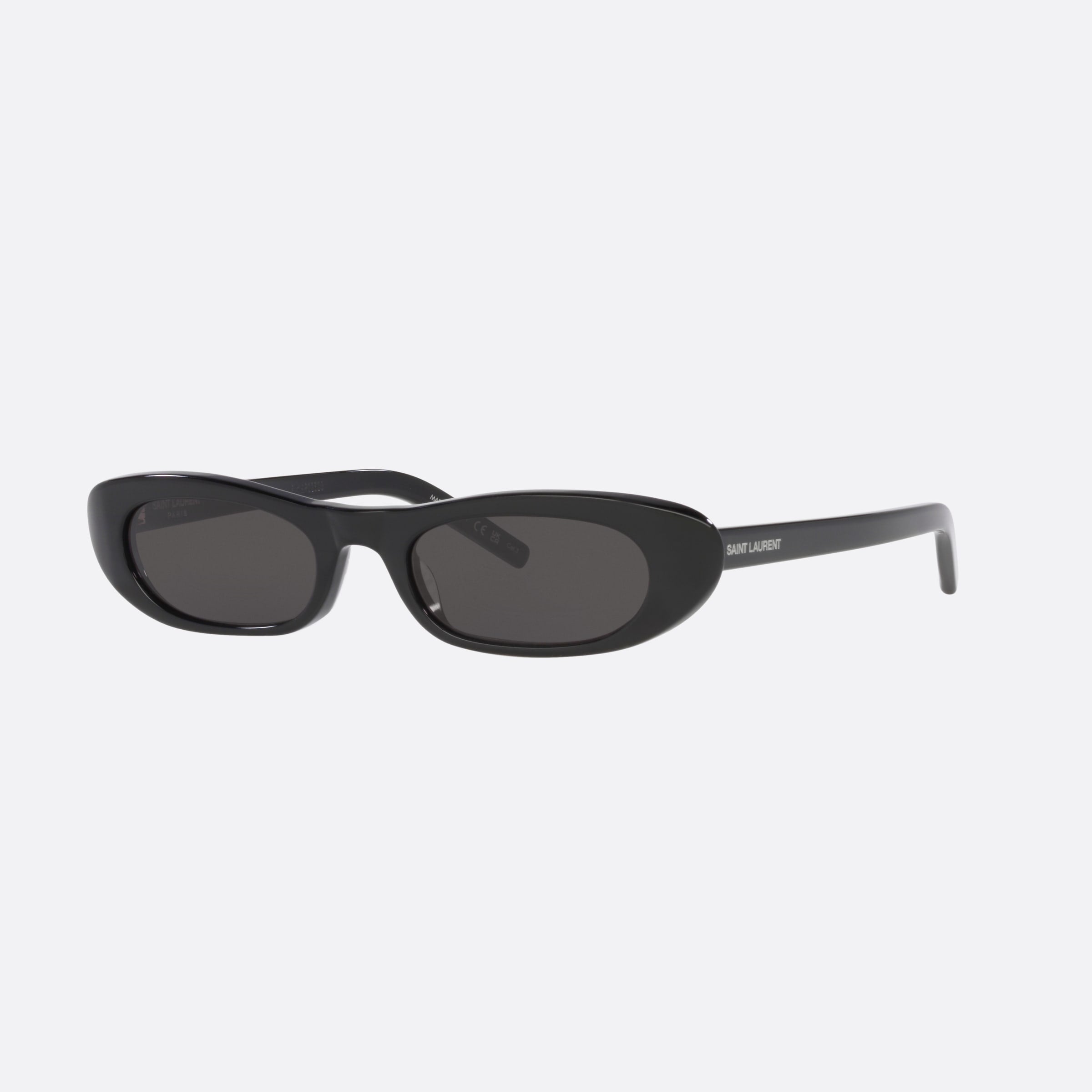 Saint 53mm Laurent Shade Black Round Woman Sunglasses - Main View