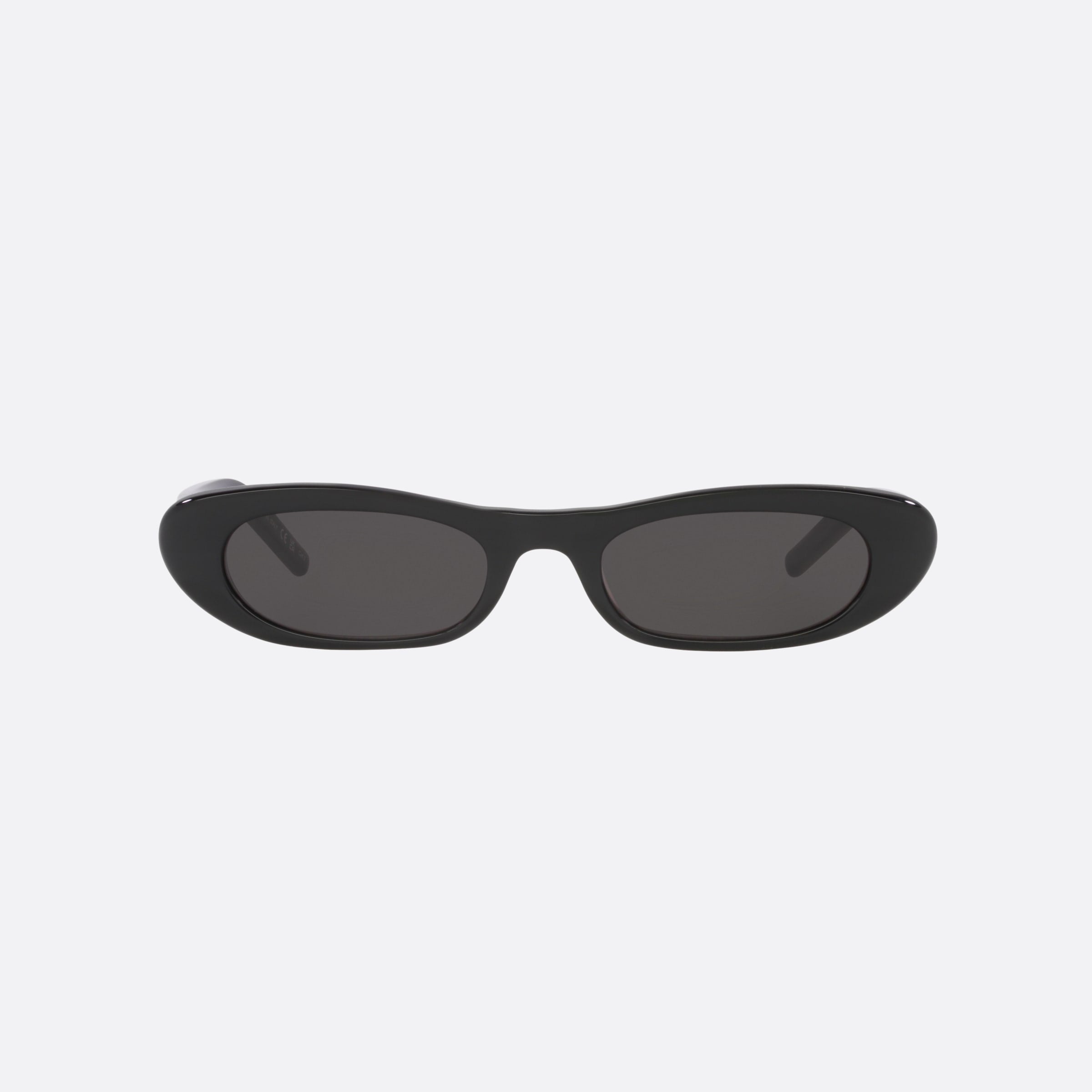 Saint 53mm Laurent Shade Black Round Woman Sunglasses - Side View
