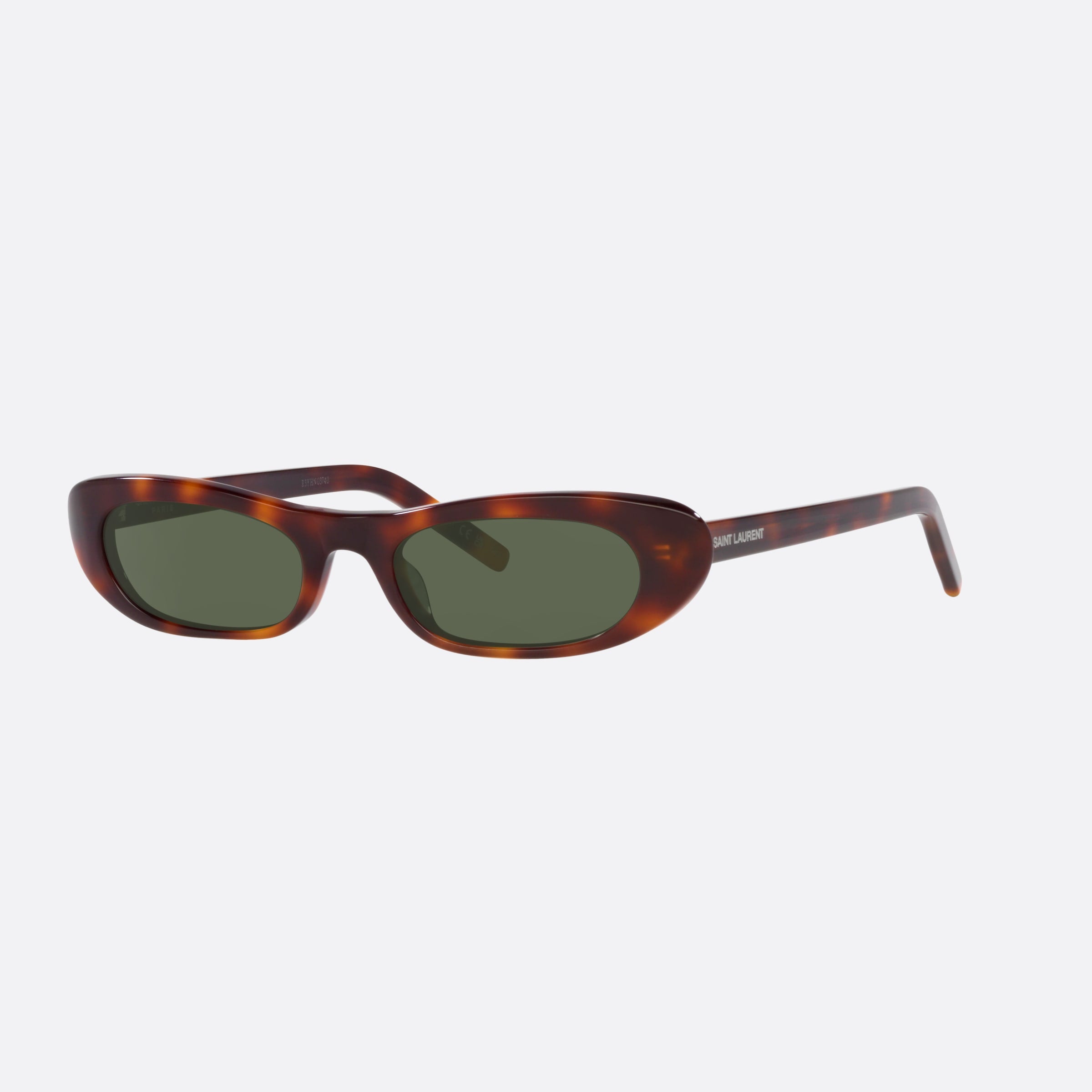 Saint 53mm Laurent Shade Tortoise Round Woman Sunglasses - Main View