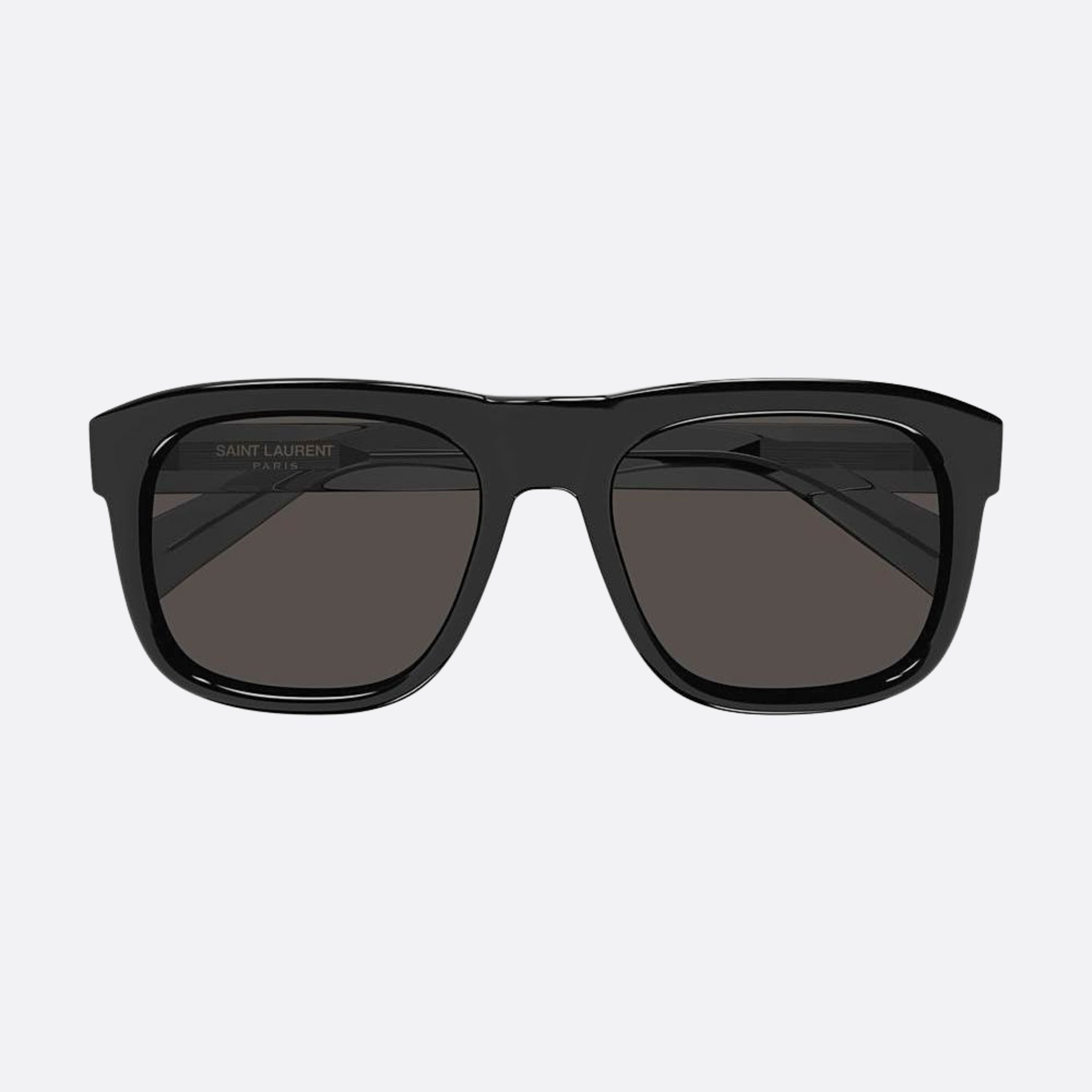 Saint 57mm Laurent Black Geometric Man Sunglasses - Main View
