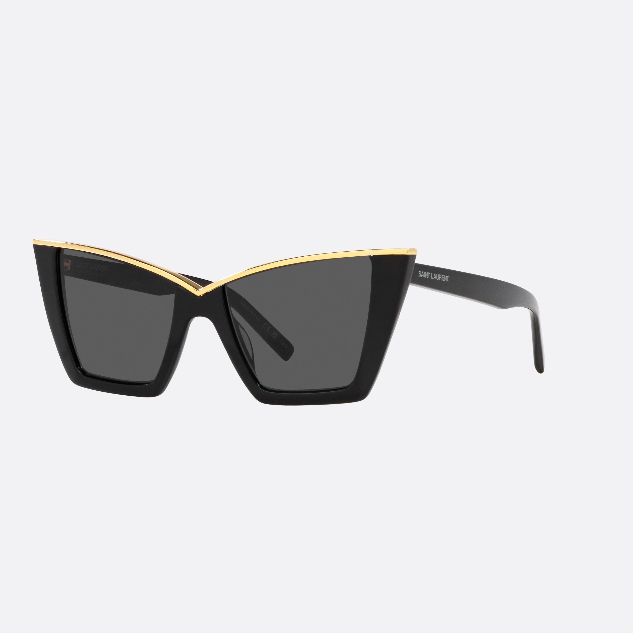 Saint 54mm Laurent Black Cat Eye Woman Sunglasses - Main View