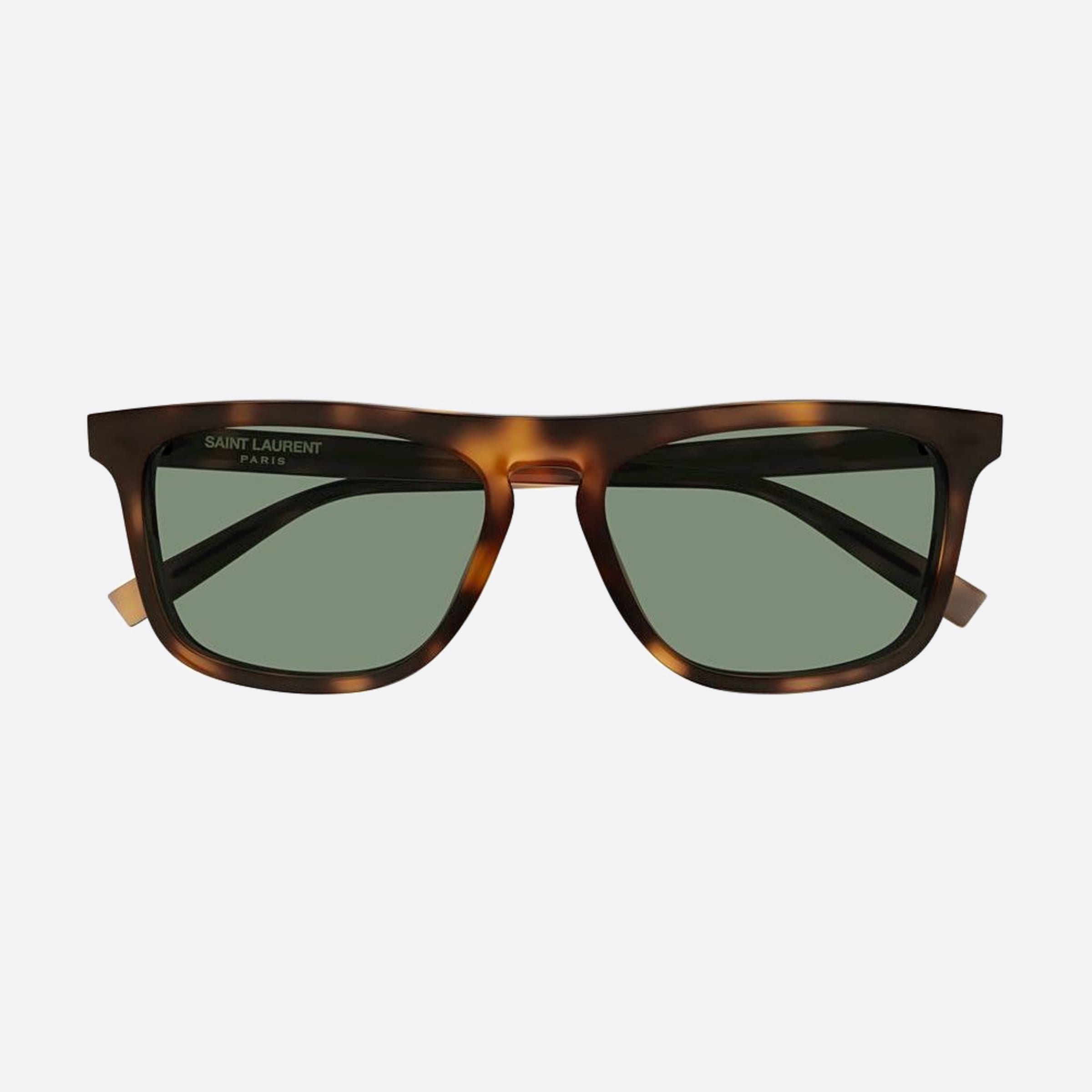 Saint 56mm Laurent Havana Squared Man Sunglasses - Main View