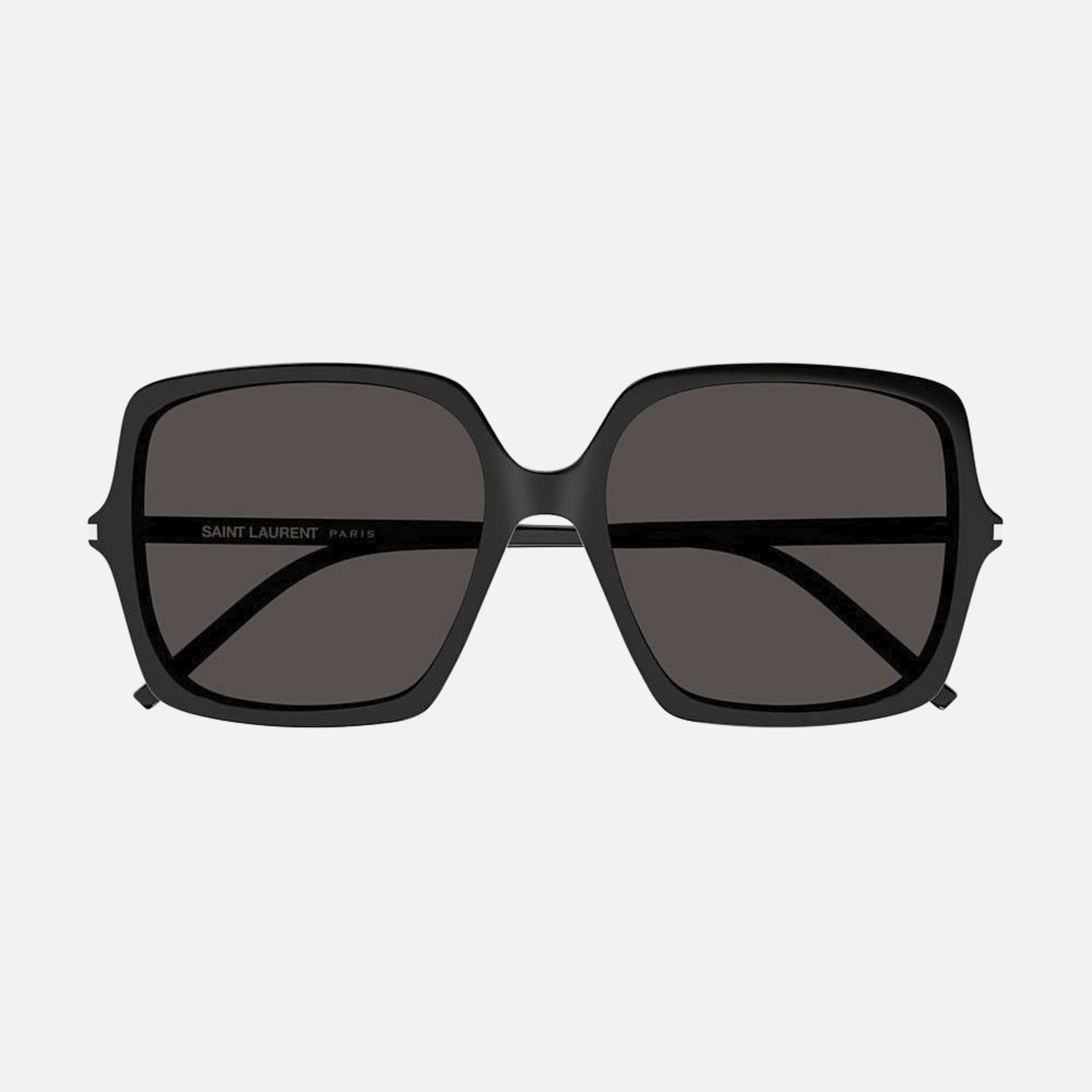 Saint 57mm Laurent Black Geometric Woman Sunglasses - Detail View