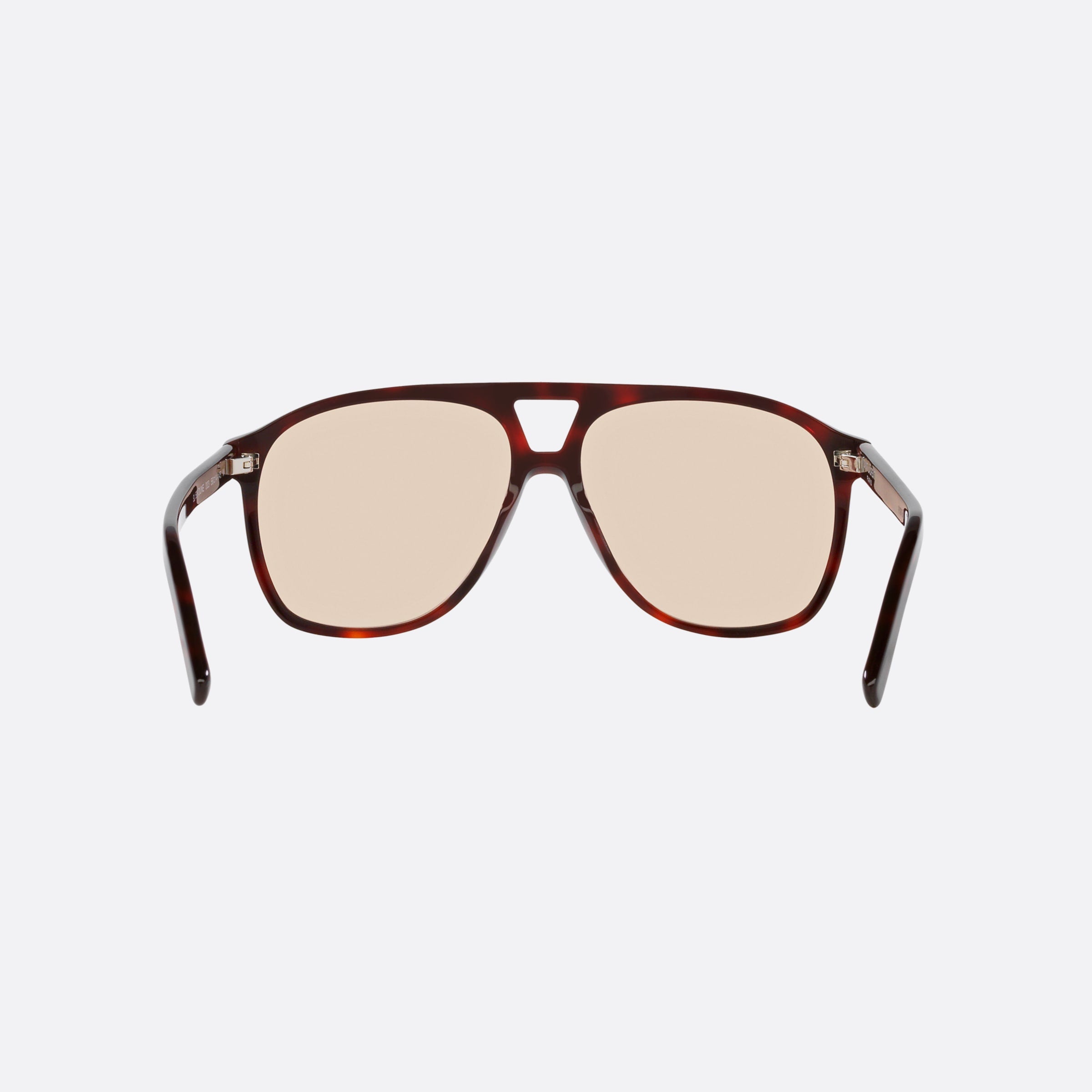 Saint 58mm Laurent Dune Vfr Havana Rectangular Woman Sunglasses - Side View