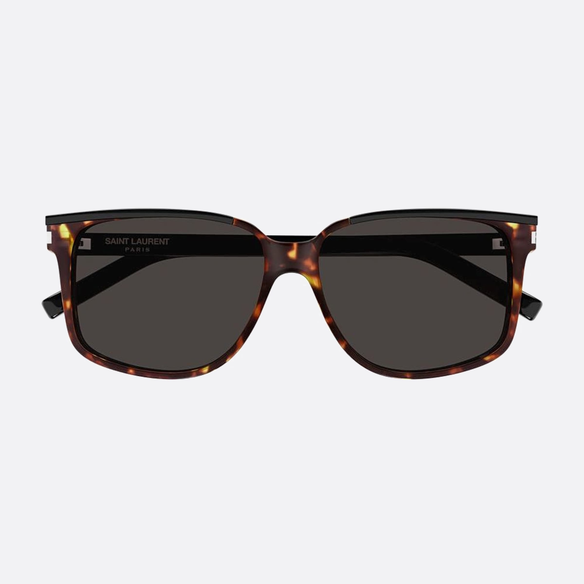 Saint 58mm Laurent Rft Havana Geometric Men Sunglasses - Detail View