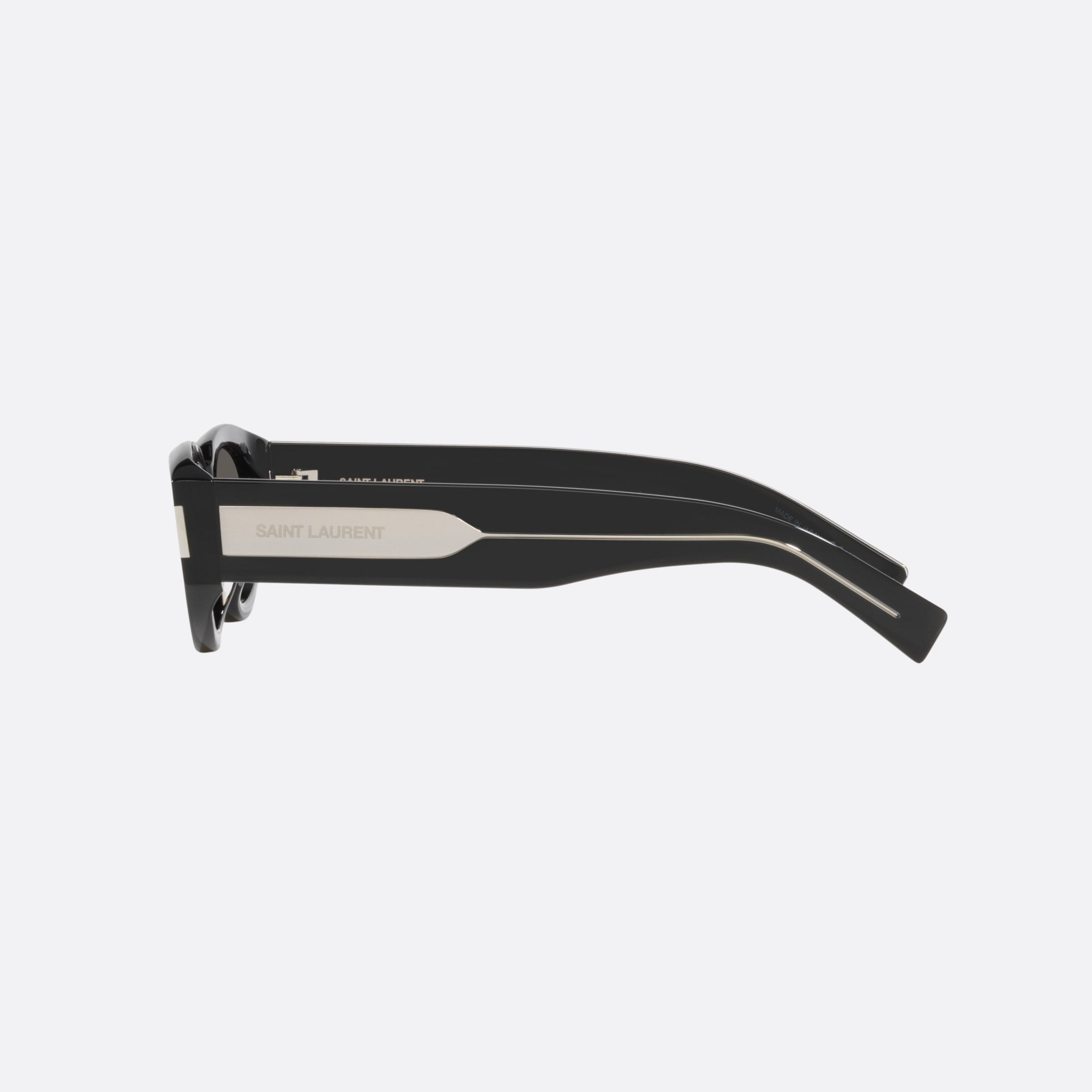 Saint 56mm Laurent Black Round Woman Sunglasses - Detail View