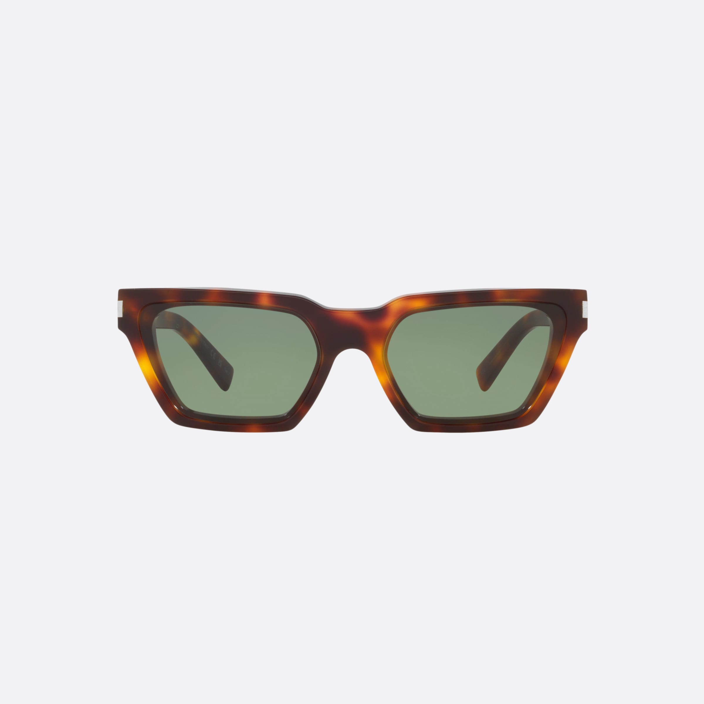 Saint 57mm Laurent Havana Cat Eye Woman Sunglasses - Lifestyle Shot
