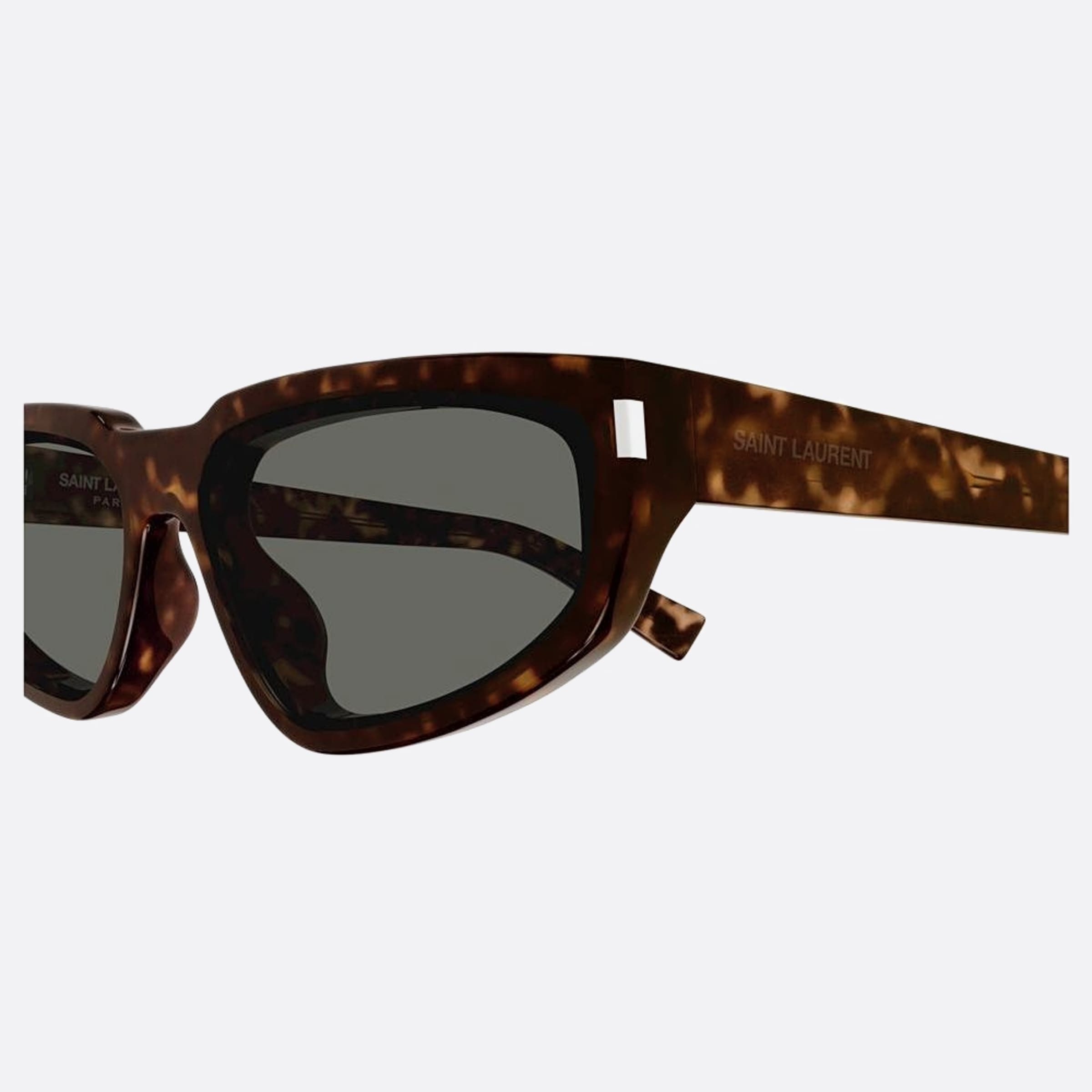 Saint 61mm Laurent Nova Havana Cat Eye Woman Sunglasses - Detail View
