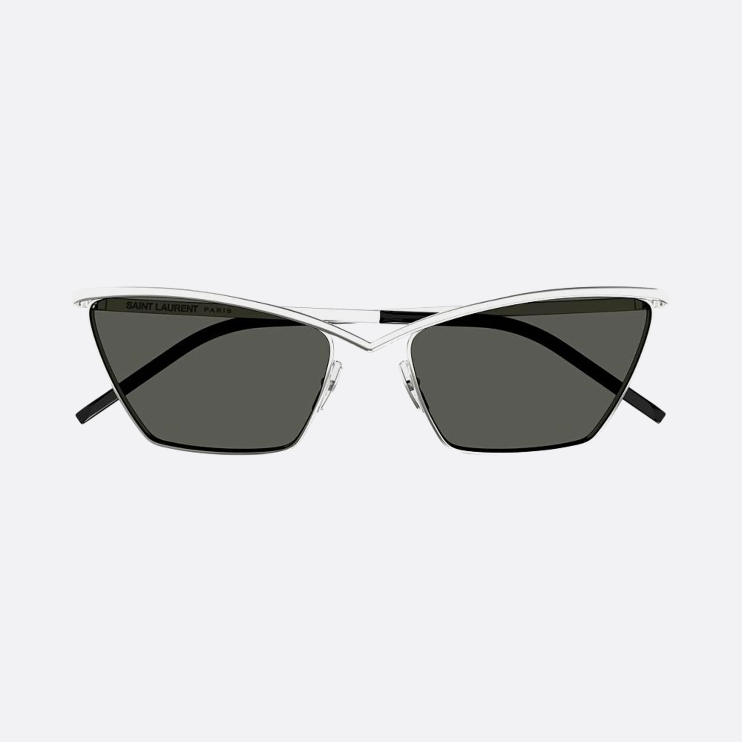 Saint 57mm Laurent Silver Cat Eye Woman Sunglasses - Main View