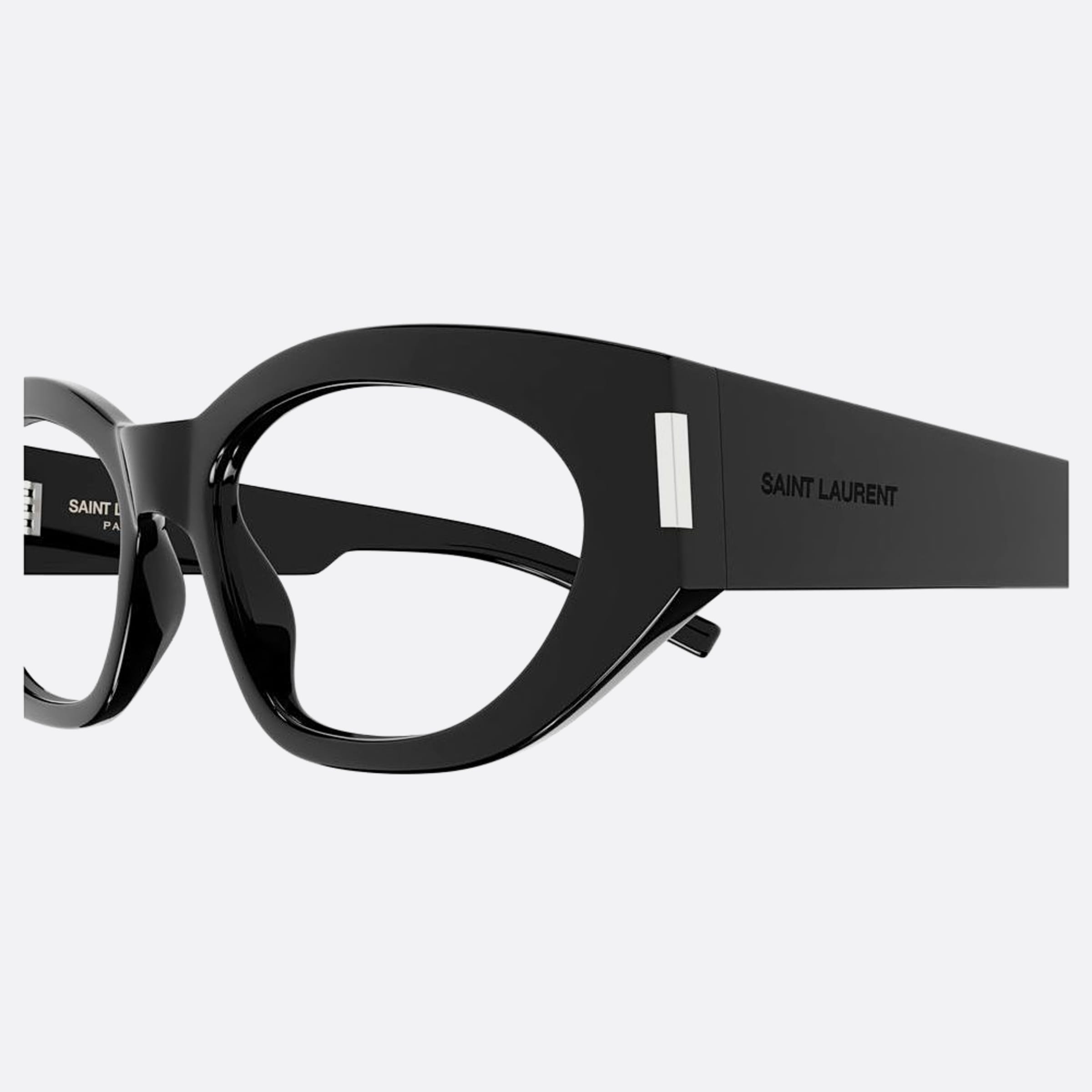 Saint 55mm Laurent Opt Black Cat Eye Woman Eyeglasses - Detail View